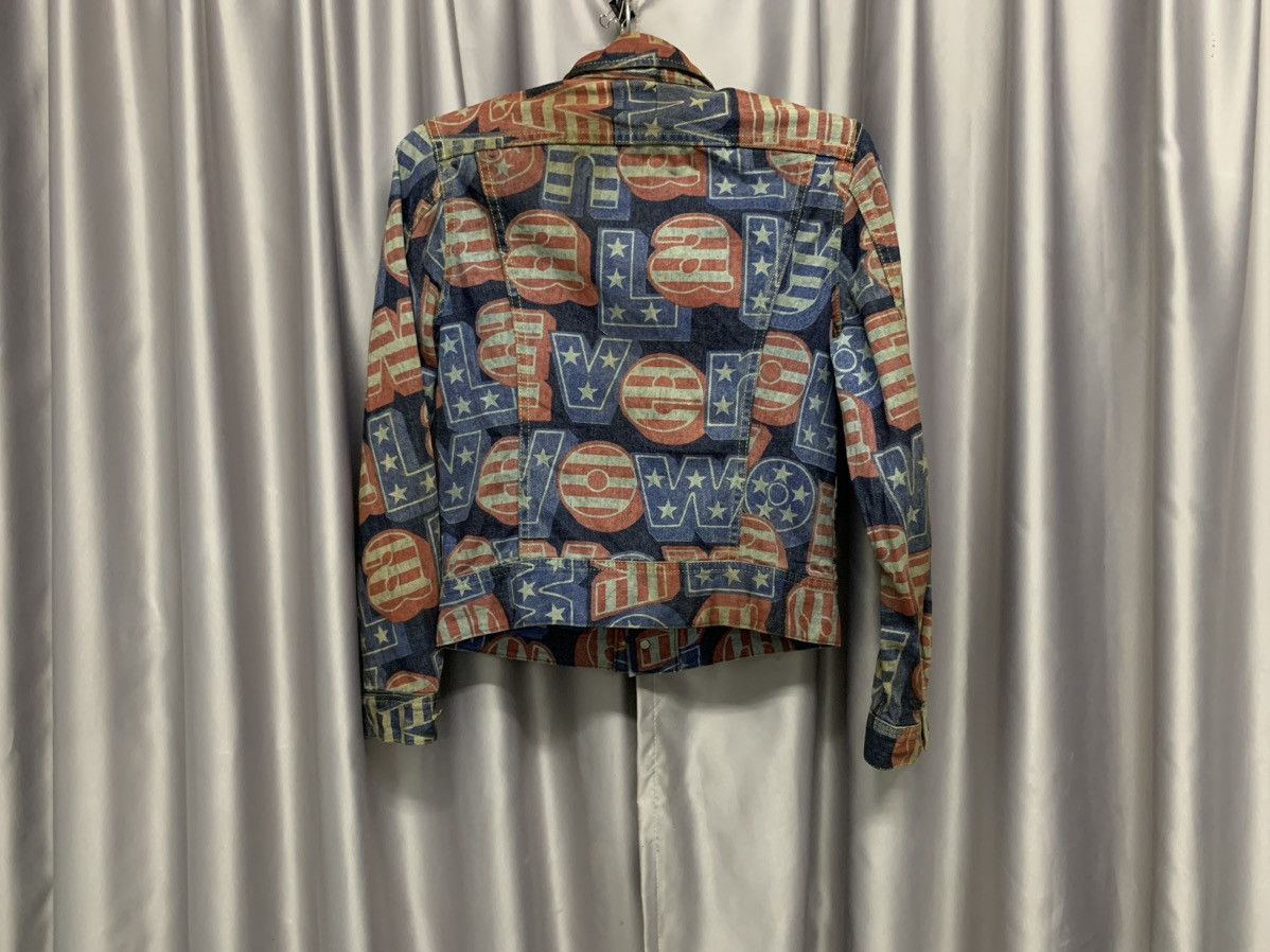 Hysteric Glamour 📌RARE📌VINTAGE HYSTERIC GLAMOUR DENIM JACKET FULLPRINT Size M / US 6-8 / IT 42-44 - 2 Thumbnail