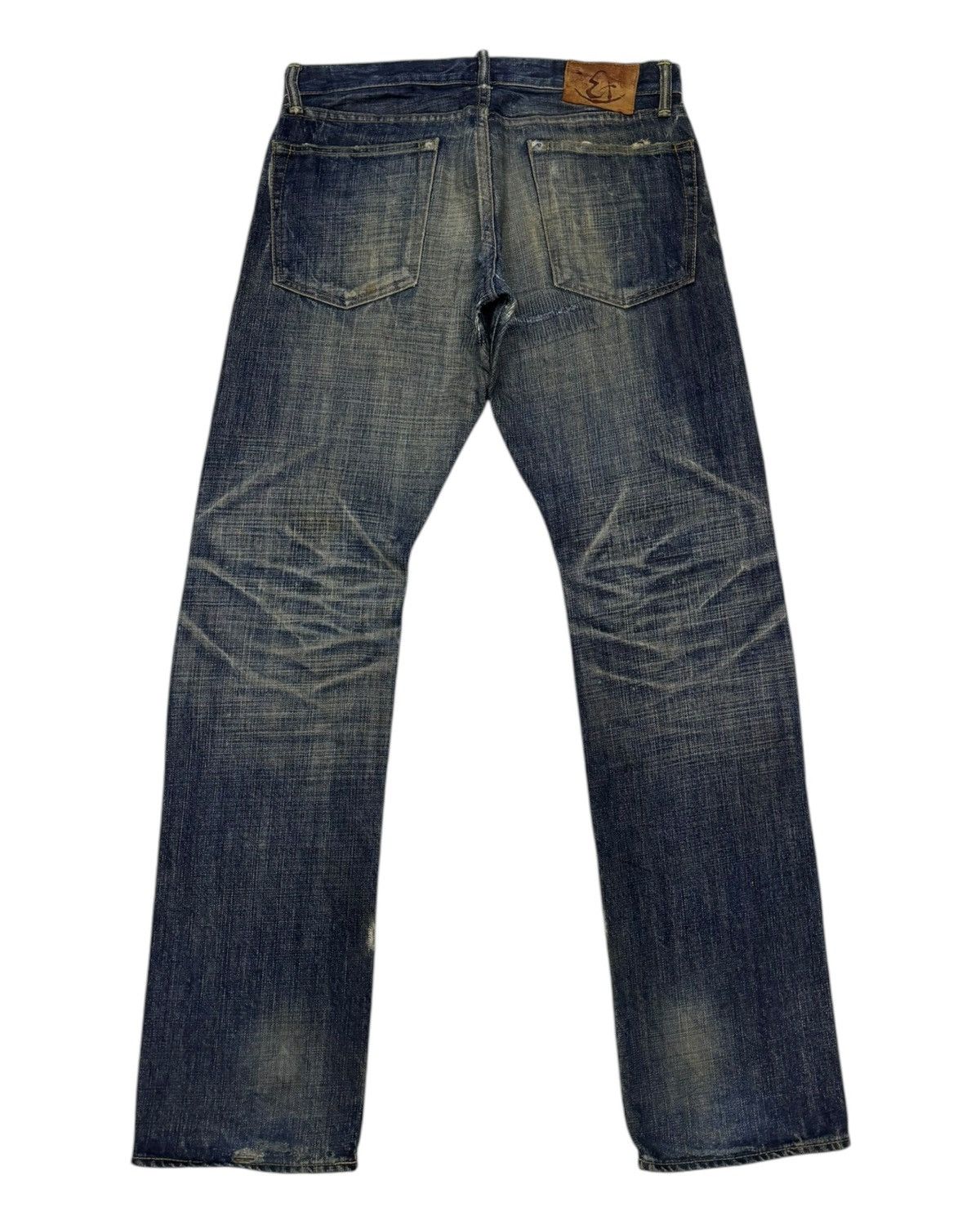 Eternal 🔥ETERNAL MADE IN JAPAN MUD DISTRESSED DENIM JEANS Size US 32 / EU 48 - 8 Thumbnail