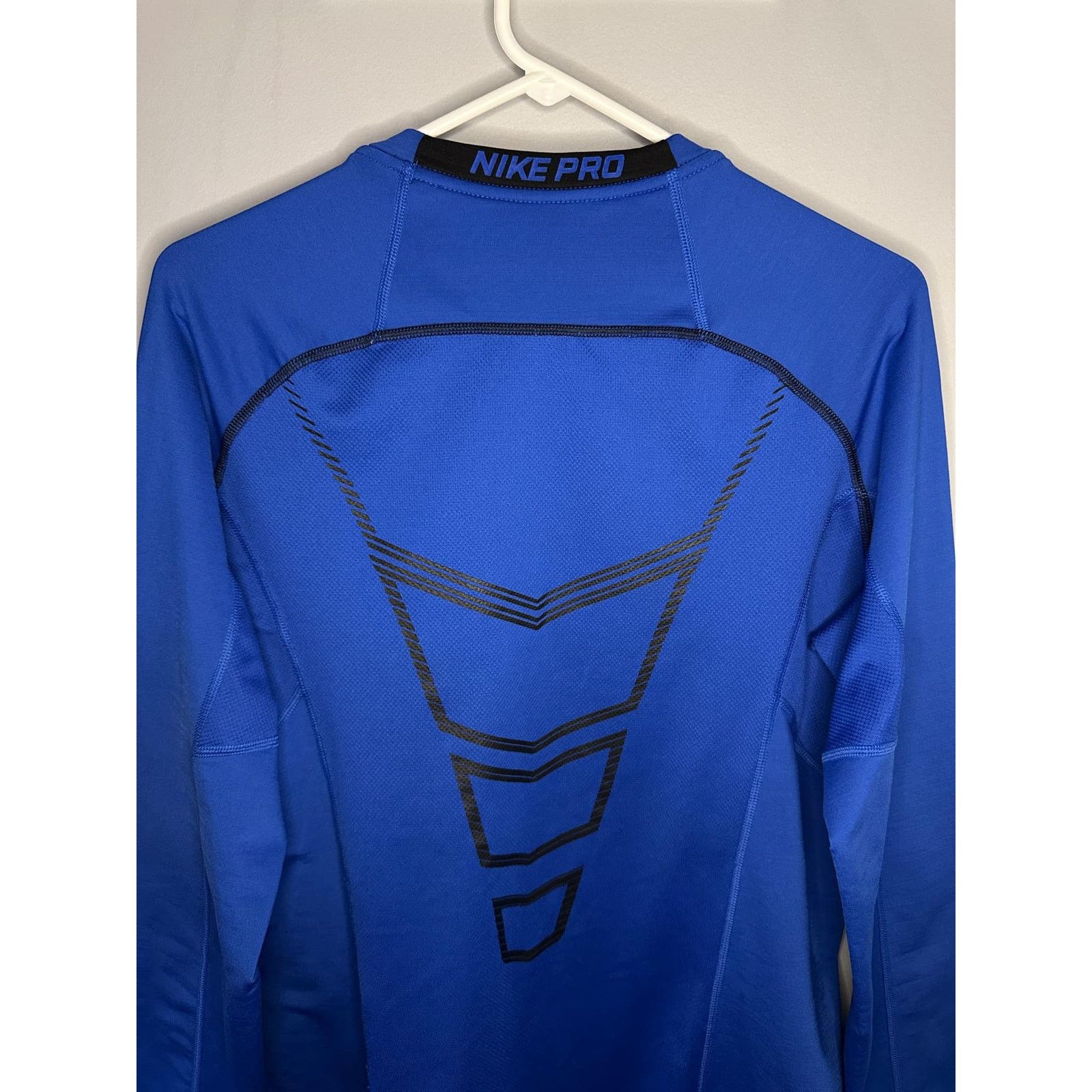 Nike Nike PRO Dri Fit Hyperwarm Fitted Compression Shirt Blue L Size US L / EU 52-54 / 3 - 9 Thumbnail