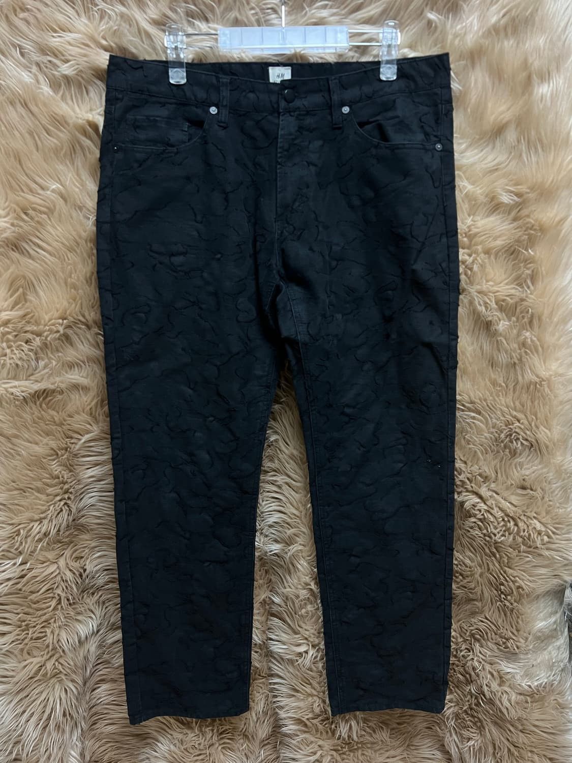 H&M H&M Studio 2018 Deci Cotton Jeans Black Size US 33 - 1 Thumbnail
