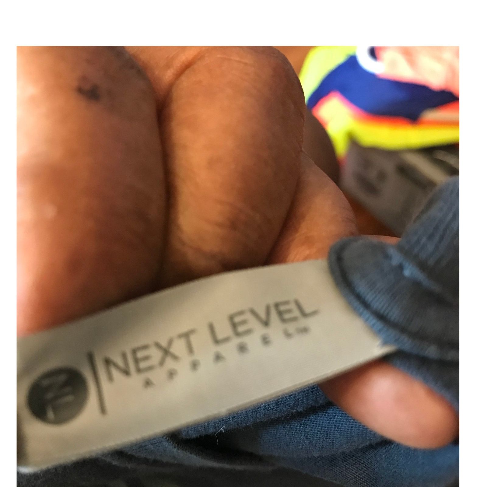 Next Level Apparel NEXT LEVEL Blend Logo T-Shirt Men's M Black Short Sleeved Size US M / EU 48-50 / 2 - 4 Thumbnail