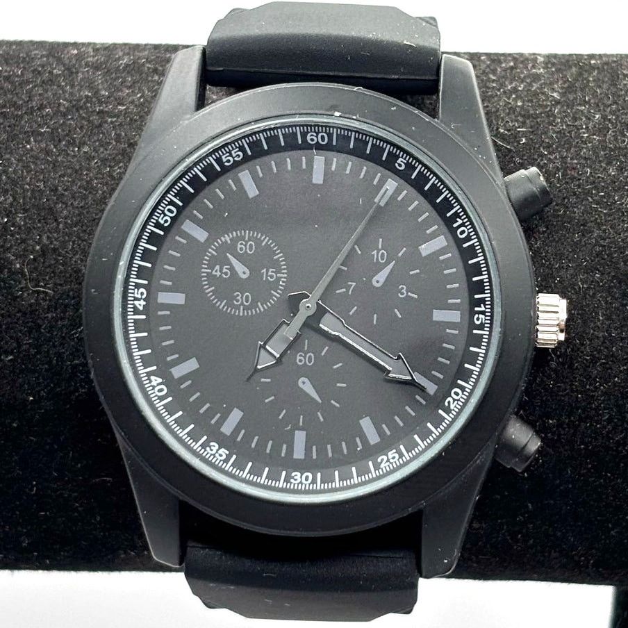 Other Black Retro Men's Watch Size ONE SIZE - 2 Thumbnail