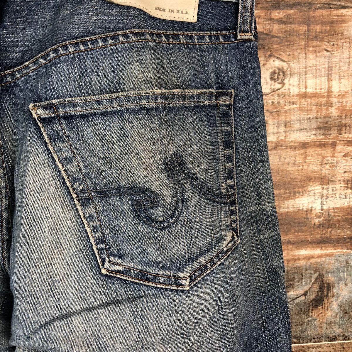 AG Adriano Goldschmied × Vintage DLL AG Adriano Goldschmied Blue Denim Pants #C253 Size US 32 / EU 48 - 15 Thumbnail