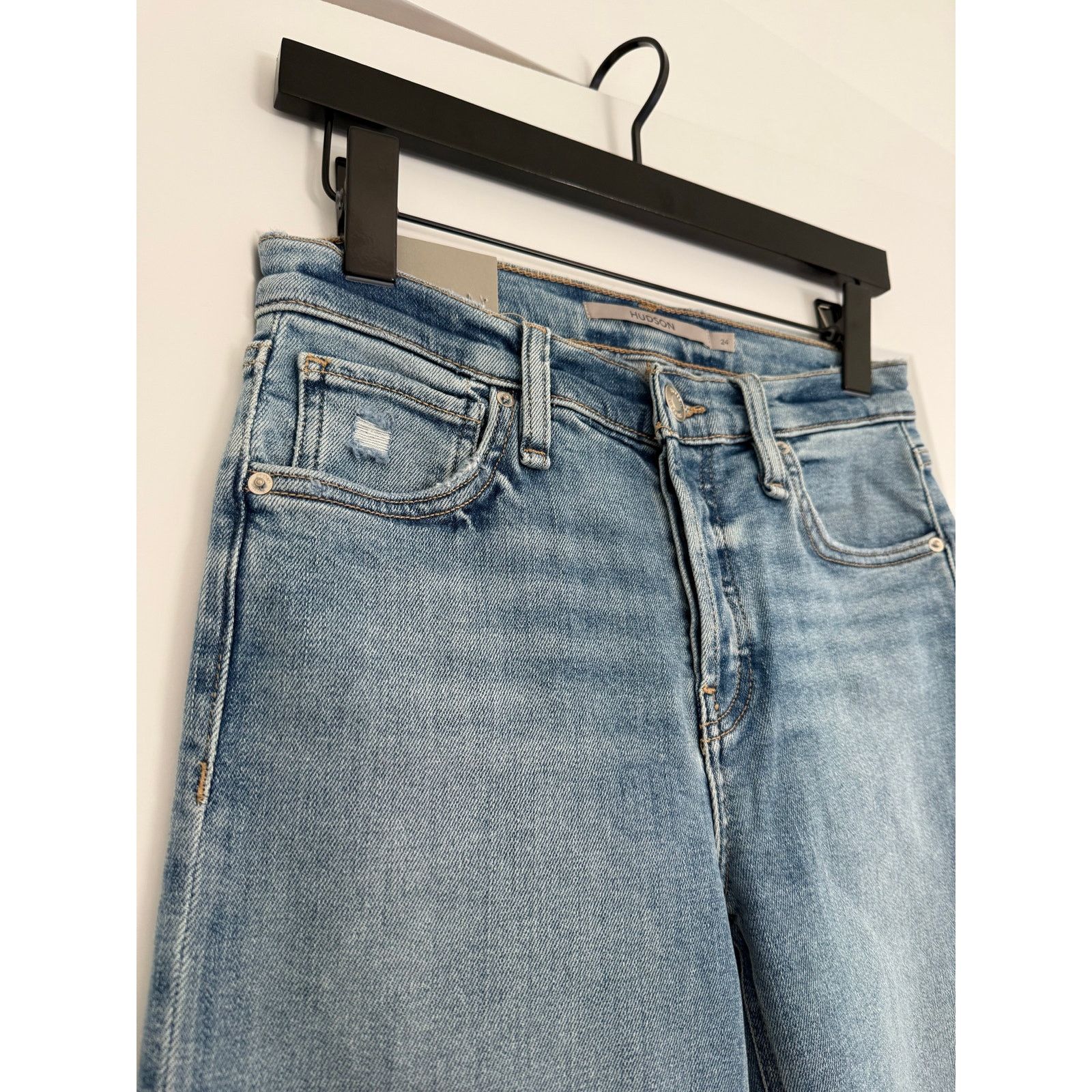 Hudson $245 New Hudson Rosie High Rise Wide Leg Ankle - 24 Size 24" / US 00 / IT 34 - 8 Thumbnail