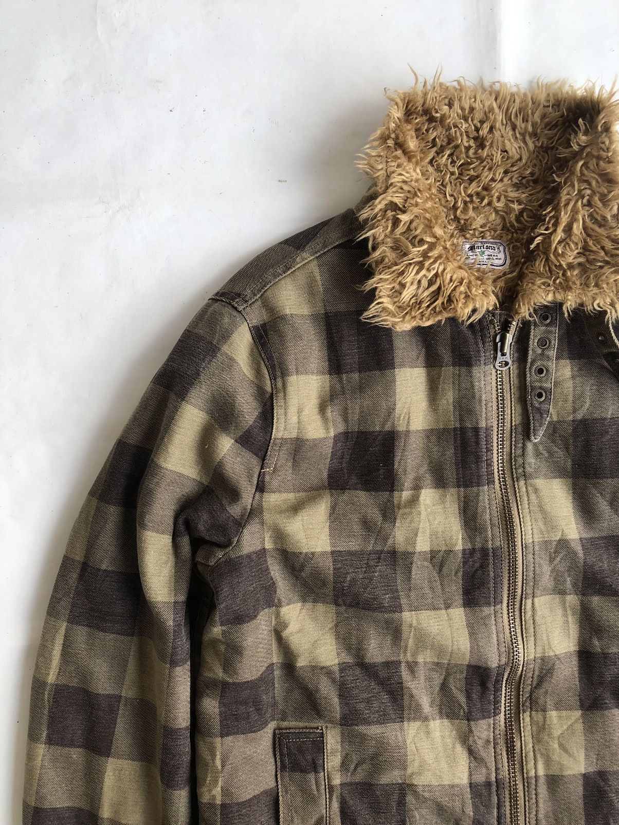 If Six Was Nine × Japanese Brand × Le Grande Bleu (L.G.B.) Japanese Brand Fur Zipper Jacket Ifsixwasnine LGB Style Size US L / EU 52-54 / 3 - 4 Thumbnail