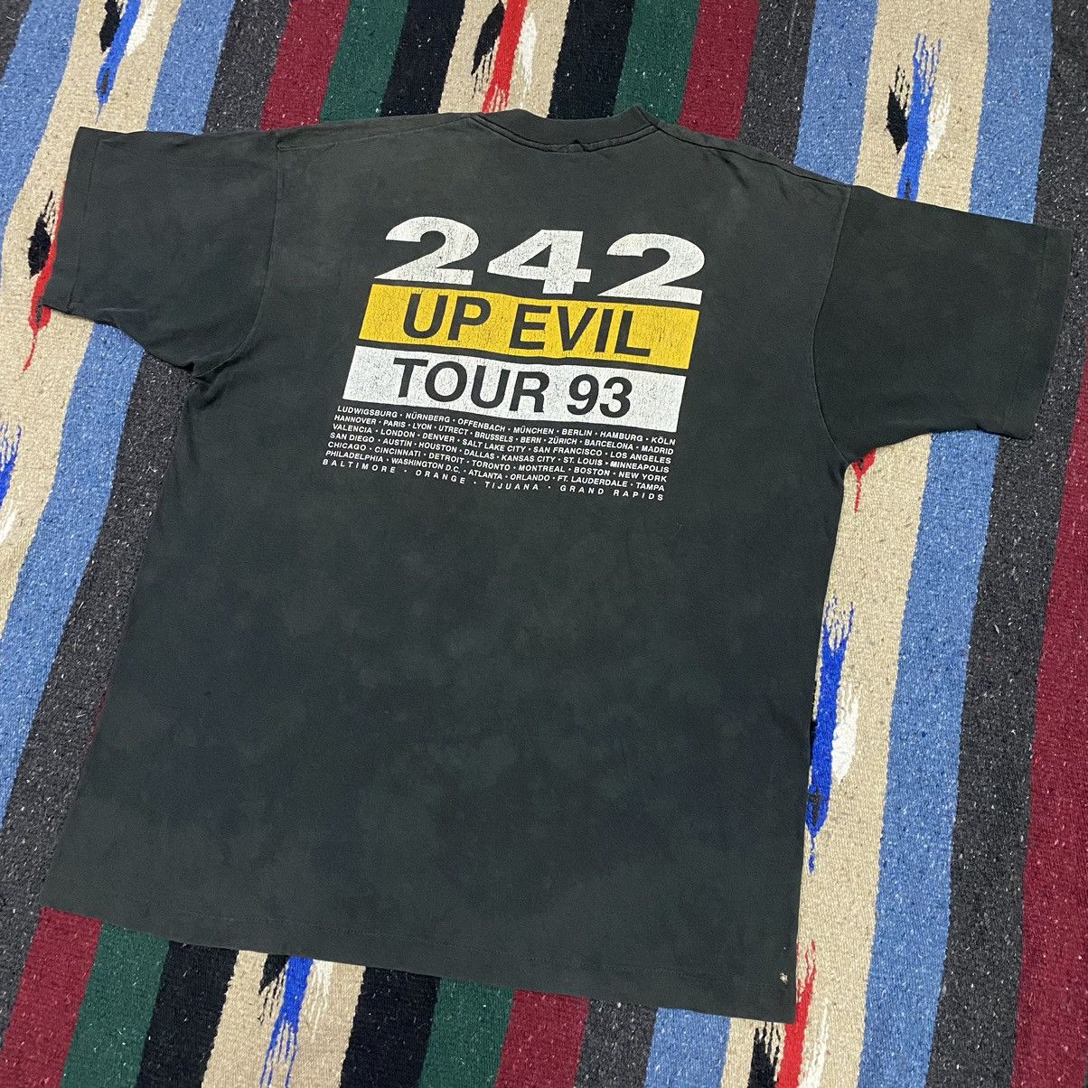 Band Tees VINTAGE 90S FRONT 242 BAND TEE Size US XL / EU 56 / 4 - 2 Thumbnail