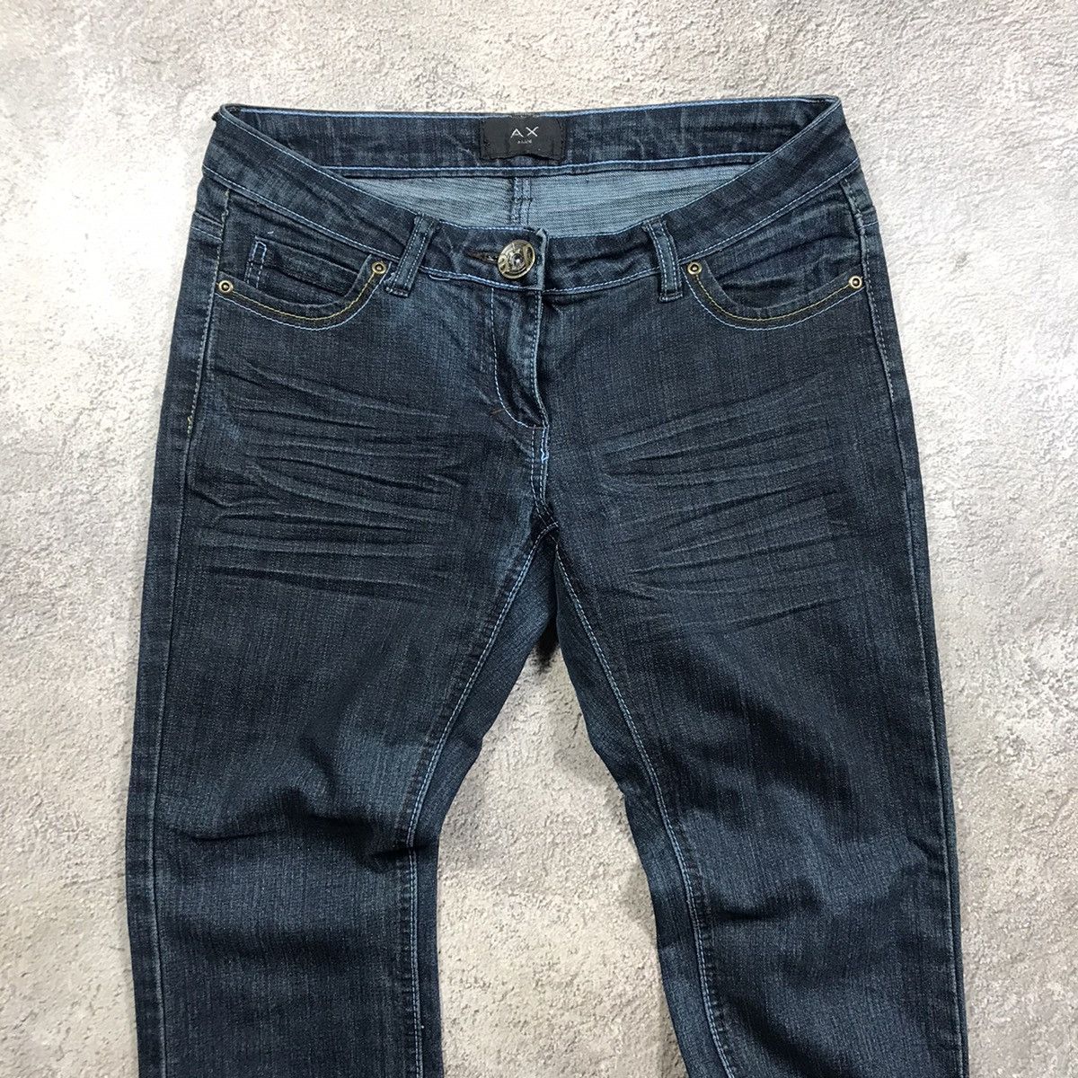 Vintage Vintage Y2K Distressed Baggy Flared Jeans Grunge Skate 29 Size 29" - 3 Thumbnail