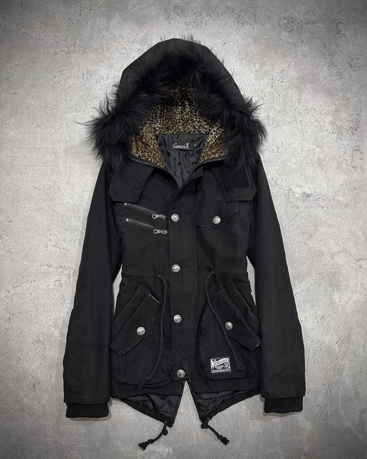 In The Attic Vkei In The Attic Fur Hood Puffer Riders Jacket Lgb