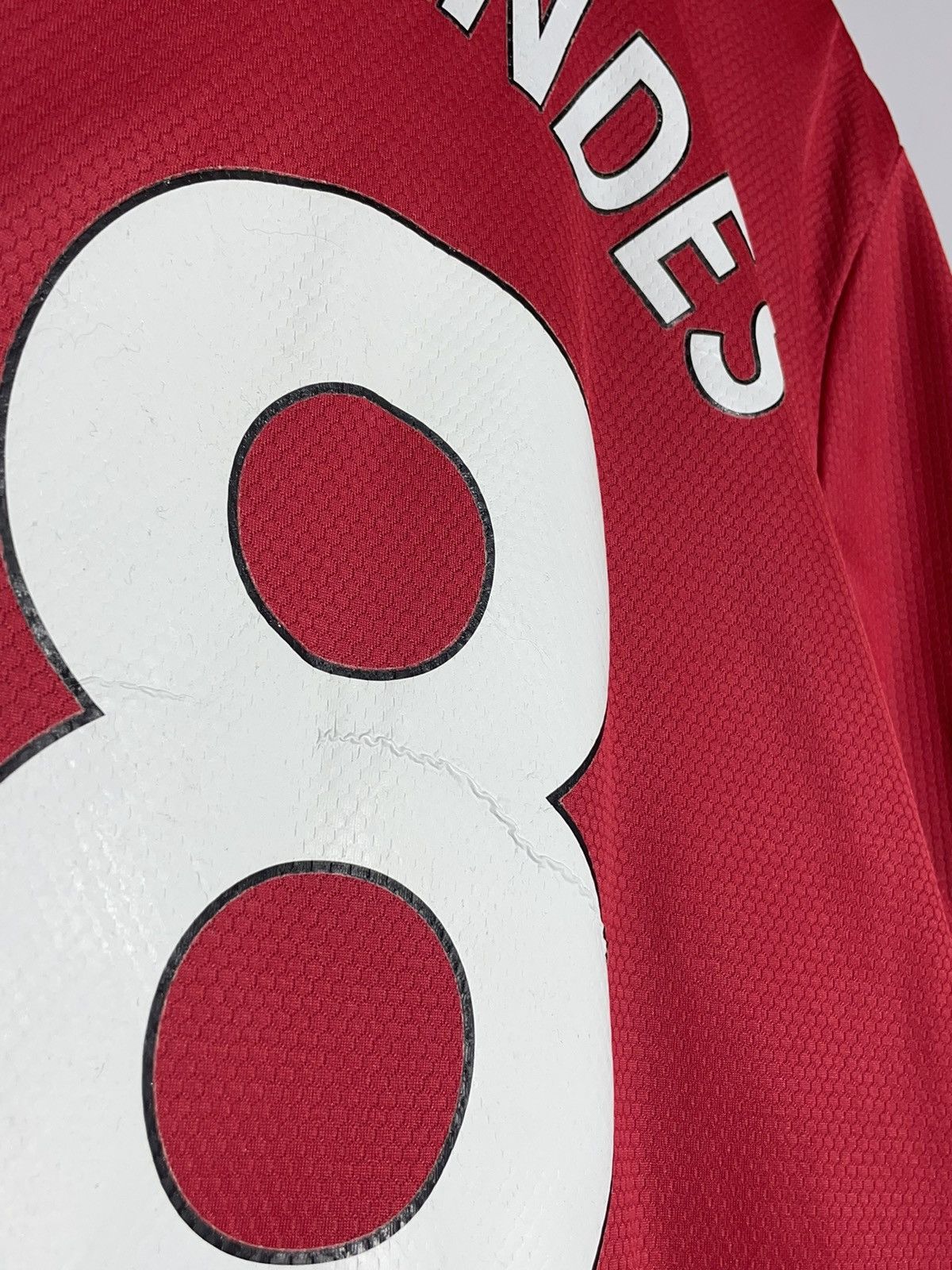 Adidas #18 Fernandes Manchester United Adidas 2019/20 Home Jersey Size US XXL / EU 58 / 5 - 13 Thumbnail