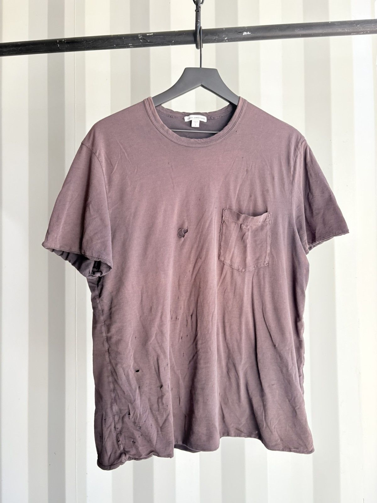 James Perse Thrashed Faded Shirt Distressed Grunge Band Size US M / EU 48-50 / 2 - 1 Thumbnail