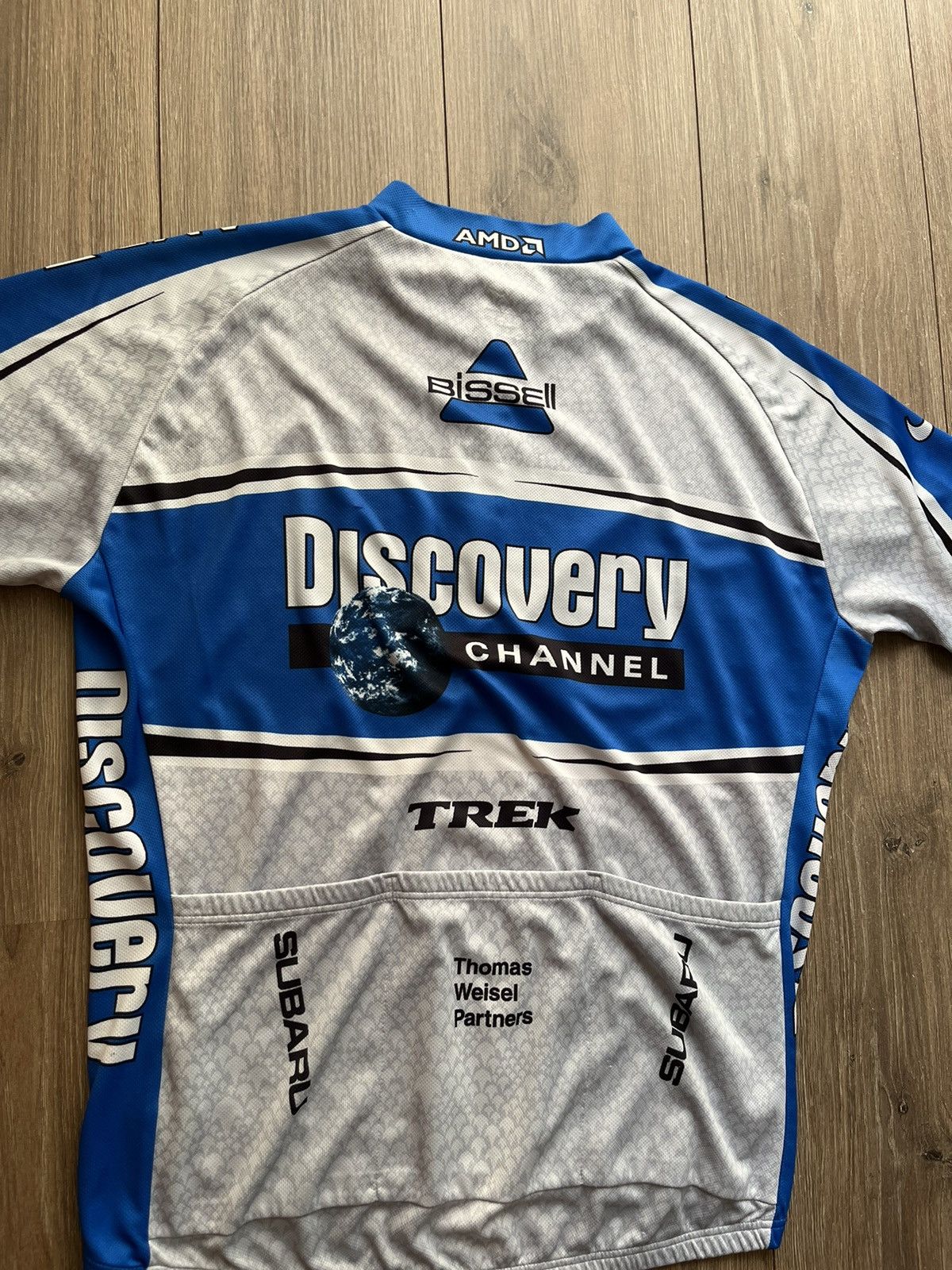 Vintage nike Discovery Channel Pro Cycling Team - 2005 🚴‍♂️ jersey Size US L / EU 52-54 / 3 - 8 Thumbnail