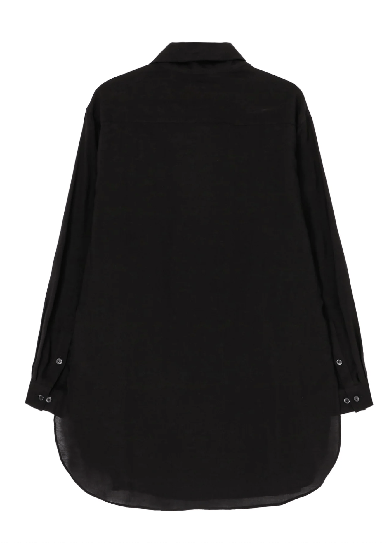 Yohji Yamamoto Yohji Yamamoto Pour Homme CELLULOSE LOAN STAND COLLAR BLOUSE Size US M / EU 48-50 / 2 - 2 Thumbnail