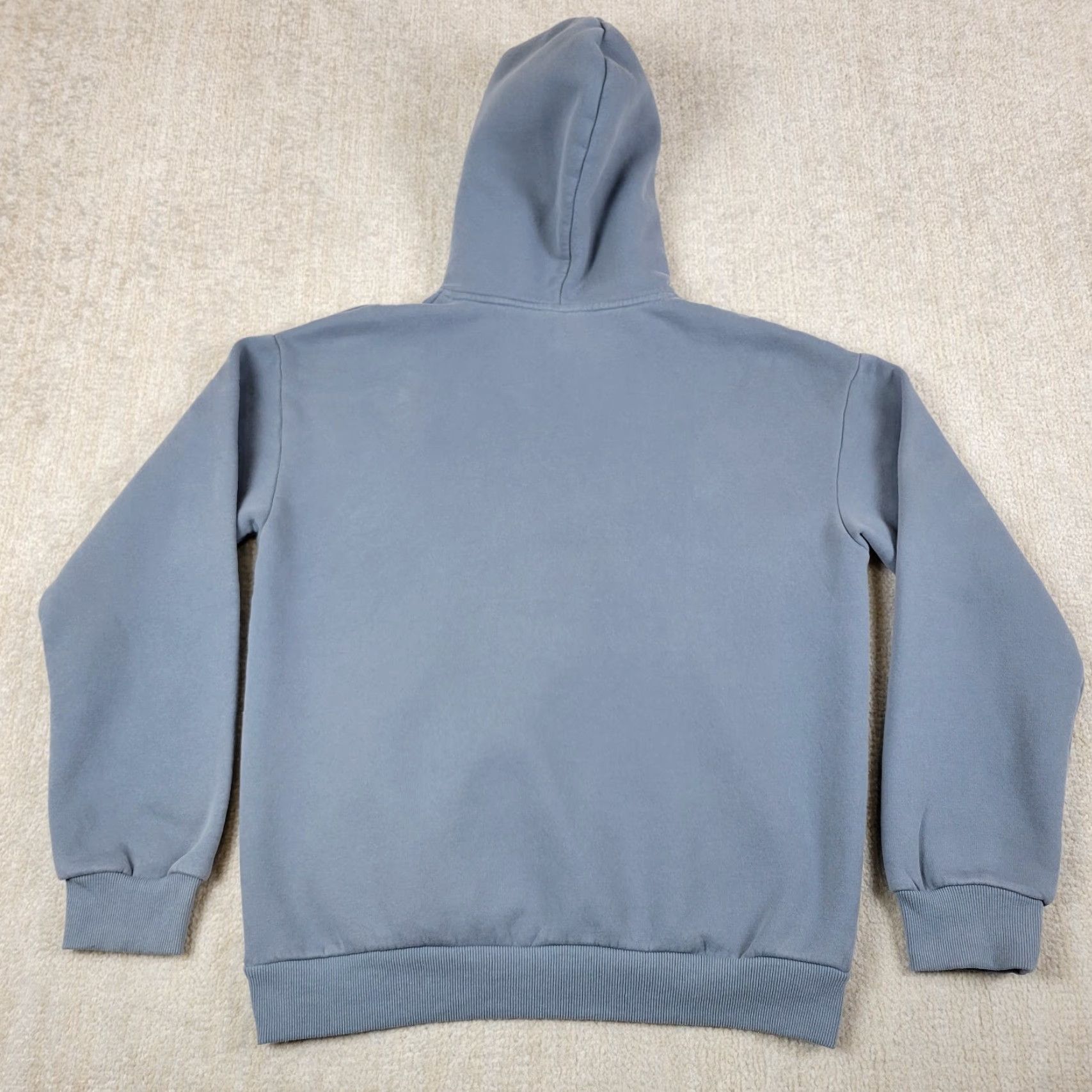 Vintage Comfrt Hoodie Mens M Blue Fleece Pullover Midweight Sweatshirt Hooded Soft Size US M / EU 48-50 / 2 - 2 Thumbnail