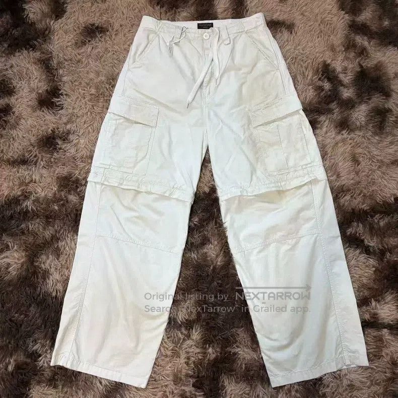 Balenciaga Balenciaga size XS White Distressed Destroyed Cargo Work P Size US 27 - 1 Thumbnail