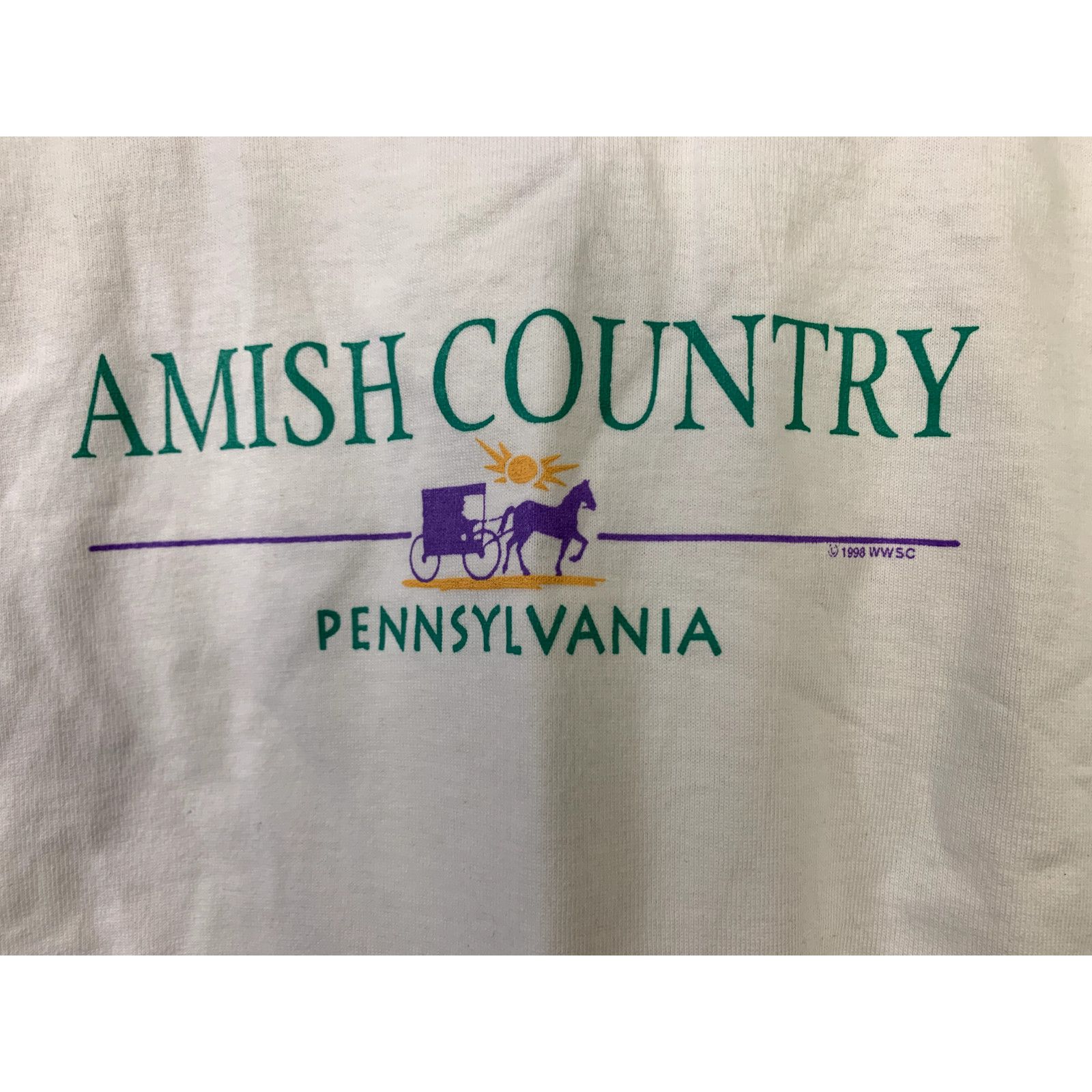 Anvil Vintage Amish Tank Shirt Country Anvil Tank Tee VTG 90s L Size L / US 10 / IT 46 - 2 Thumbnail
