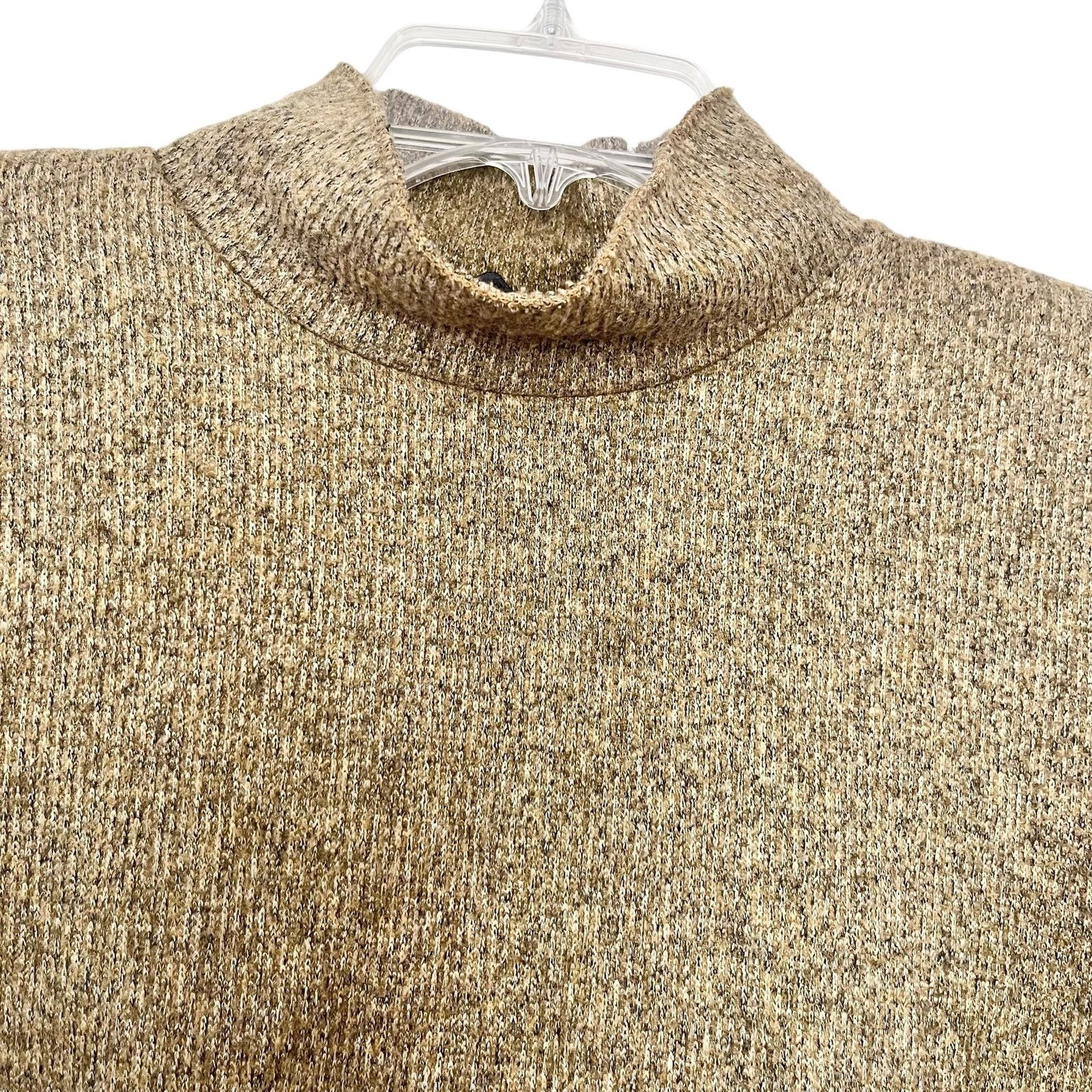 Zara Zara mustard yellow mock neck shoulder padded sweater size S Size S / US 4 / IT 40 - 3 Thumbnail