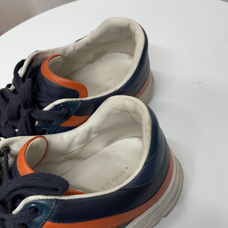 Gucci Gucci Stylish Casual Sneakers in Dark Blue - Size US 8 / EU 41 - 8 Thumbnail