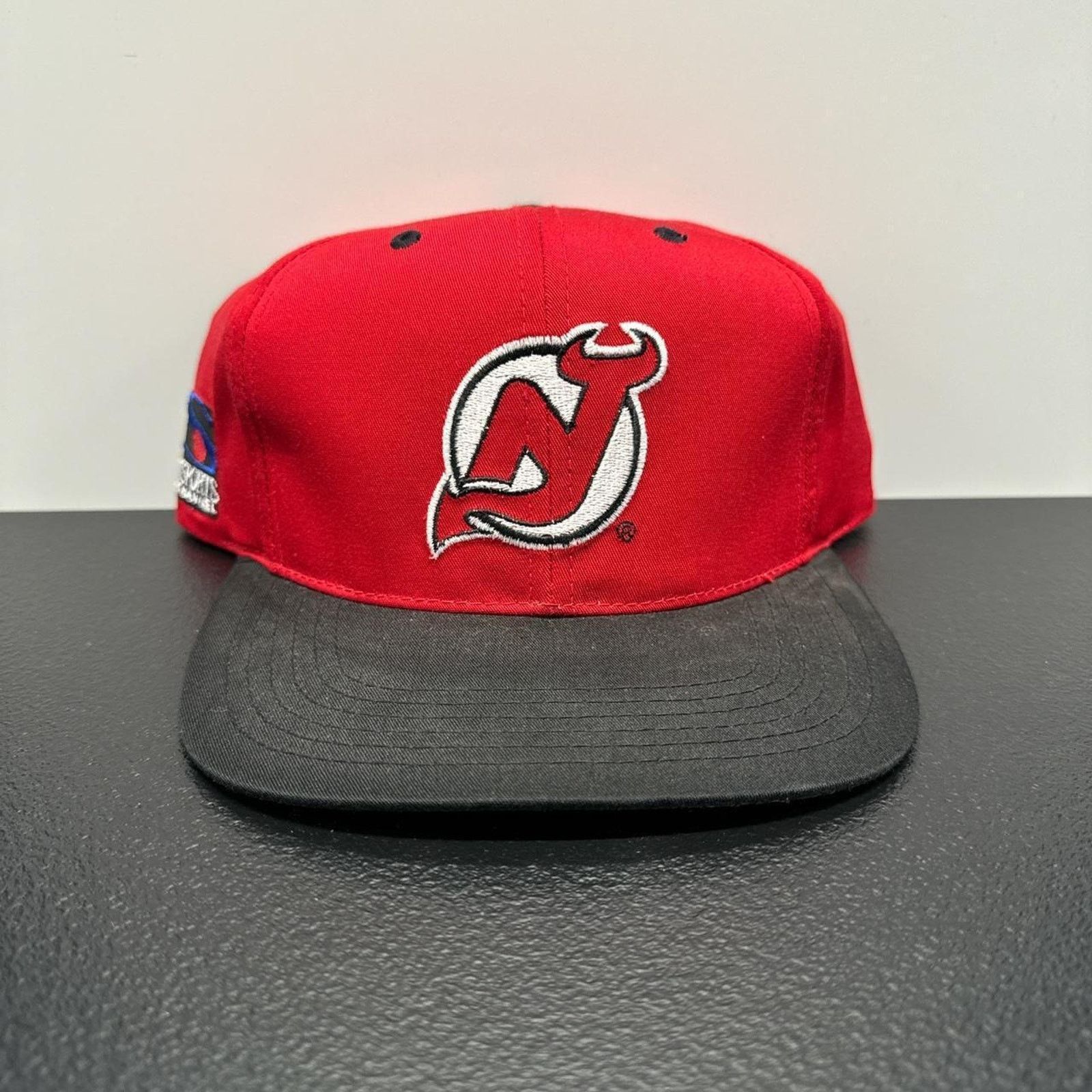 Vintage New Jersey Devils NHL Vintage 90s SnapBack Hat Size ONE SIZE - 2 Thumbnail