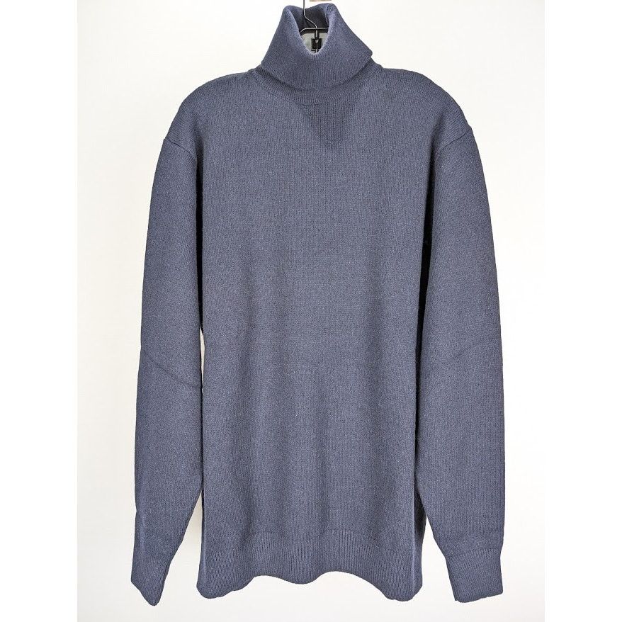 Balenciaga o1rshd1 High-Neck Sweatshirt in Blue Size US S / EU 44-46 / 1 - 2 Thumbnail