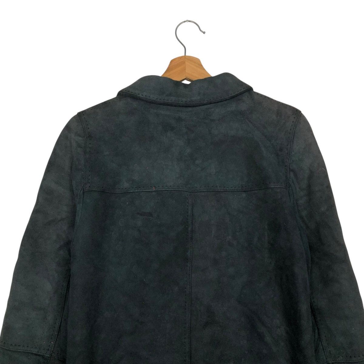 Loewe 🔥VINTAGE LONG LEATHER JACKET LOEWE BLANKET FUR LINING Size XS / US 0-2 / IT 36-38 - 11 Thumbnail