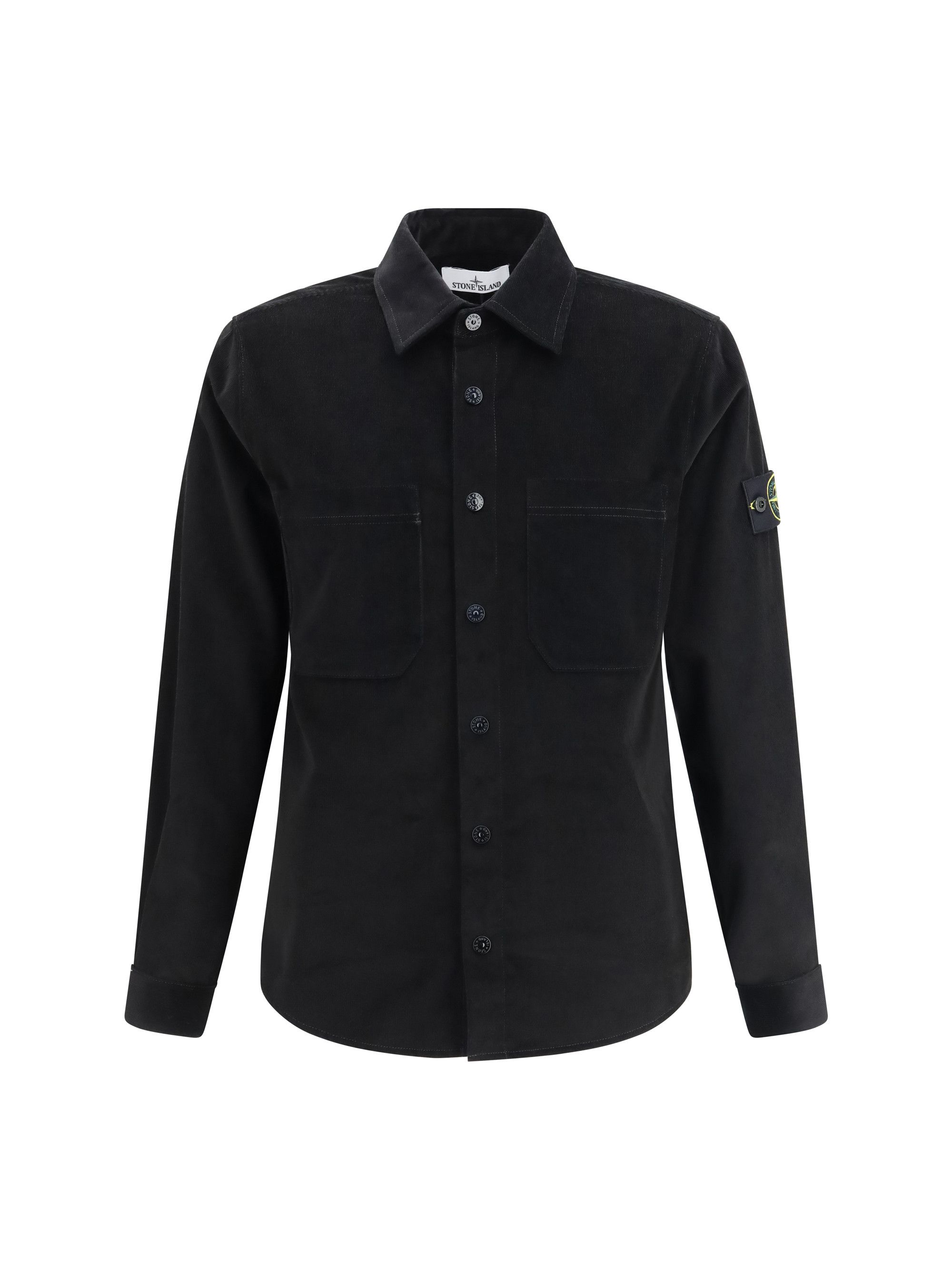 Stone Island Cotton Shirt with signature application Size US L / EU 52-54 / 3 - 1 Thumbnail