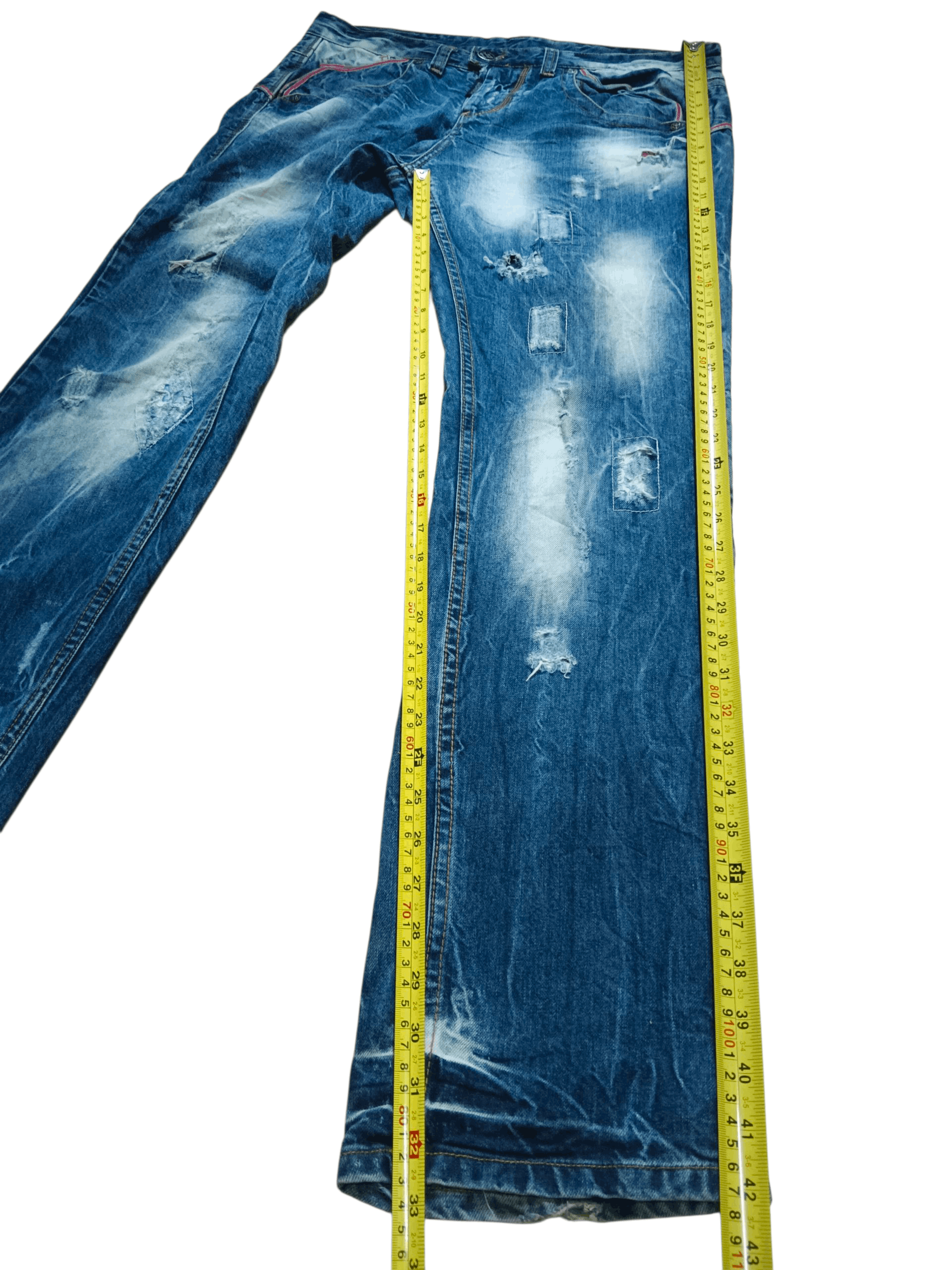 Takeshy Kurosawa Takeshy Kurosawa The Art Denim Size US 35 - 8 Thumbnail