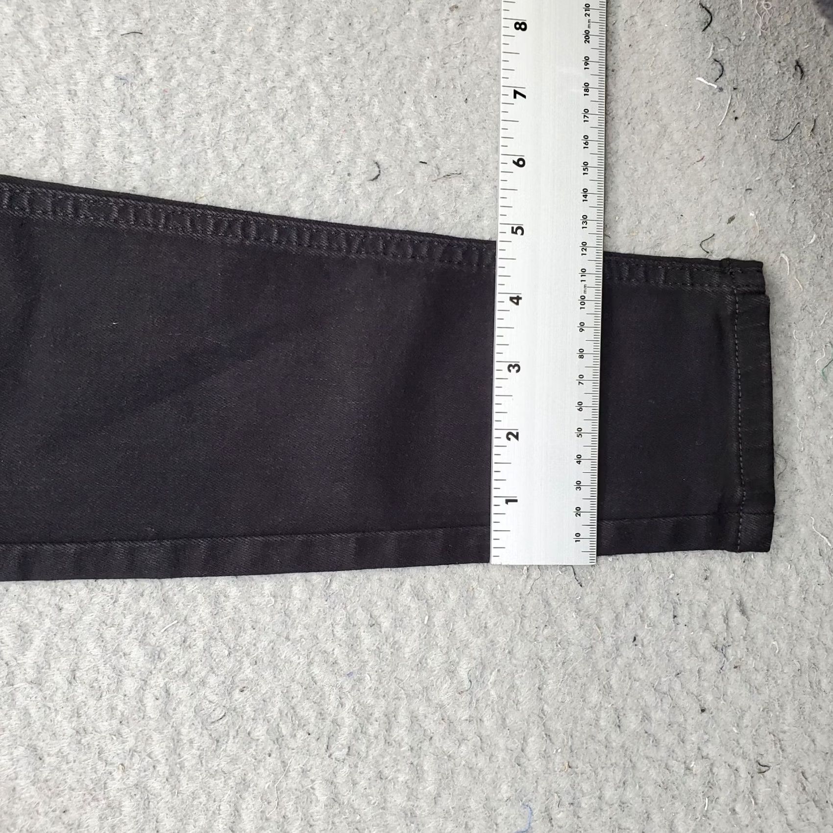 Topshop Topshop Jamie Jeans Women 26 Tall Black Denim Stretch Flat Front Slim Fit Jeans Size 26" / US 2 / IT 38 - 5 Thumbnail
