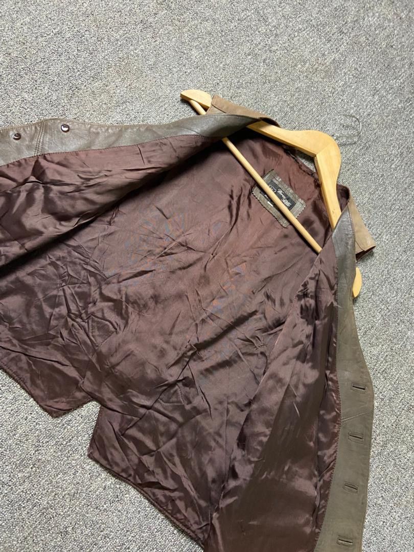 Japanese Brand Vera Pelle Lavorazione Leather Vest (193) Size US XS / EU 42 / 0 - 4 Thumbnail