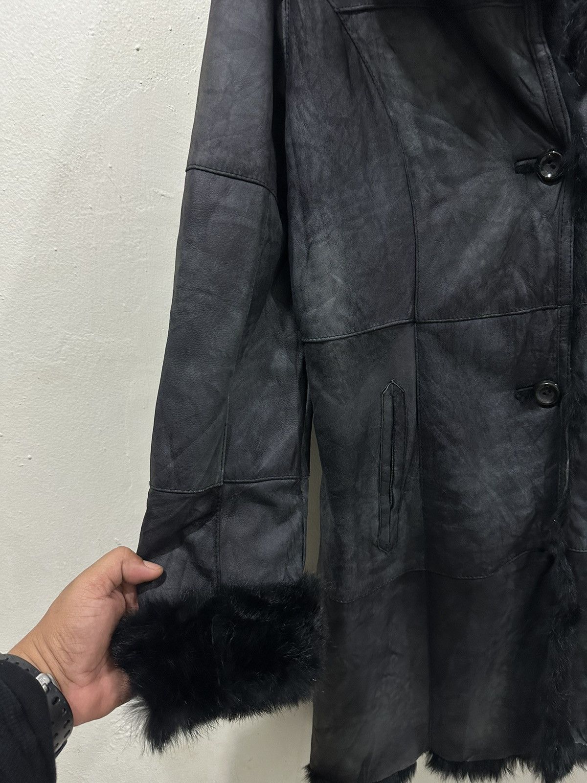 Vintage VTG Rabbit Fur J White Yukayo Jacket Size M / US 6-8 / IT 42-44 - 5 Thumbnail