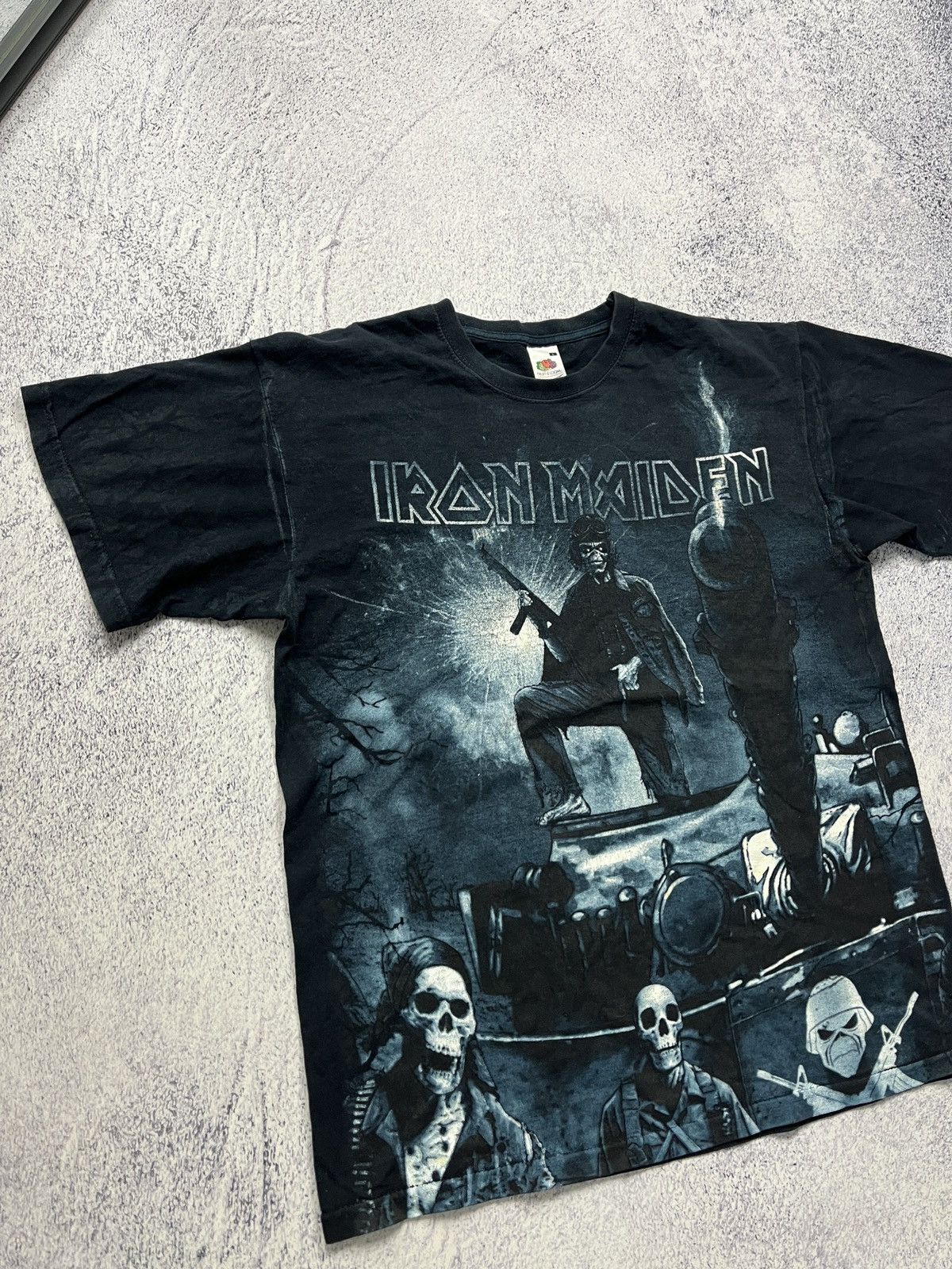 Band Tees Vintage Iron Maiden A Matter Of Life And Death T-Shirt Size US L / EU 52-54 / 3 - 4 Thumbnail