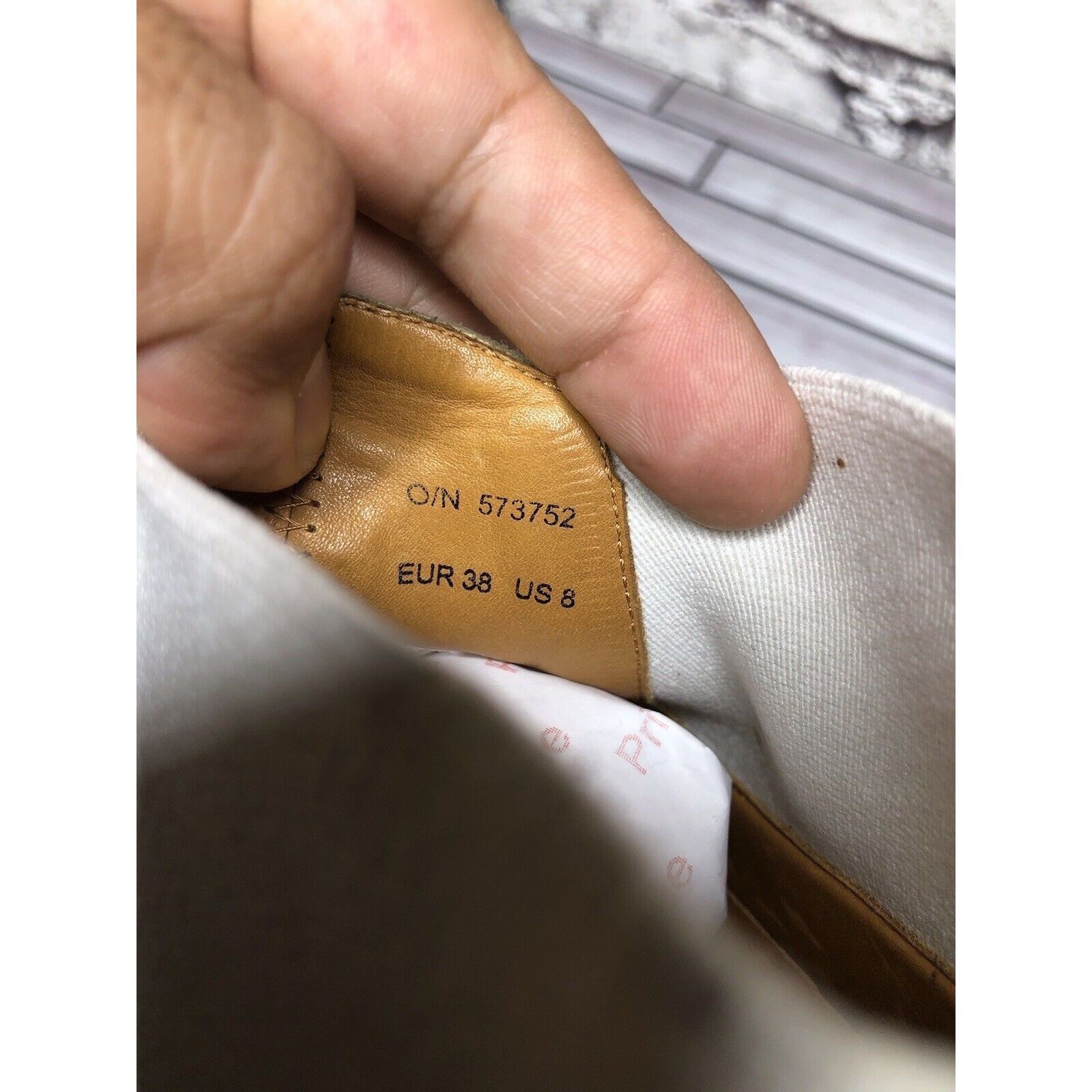 & Other Stories & Other Stories Beige Tan Suede White Textile Ankle Shoes Wo Size US 8 / IT 38 - 11 Thumbnail