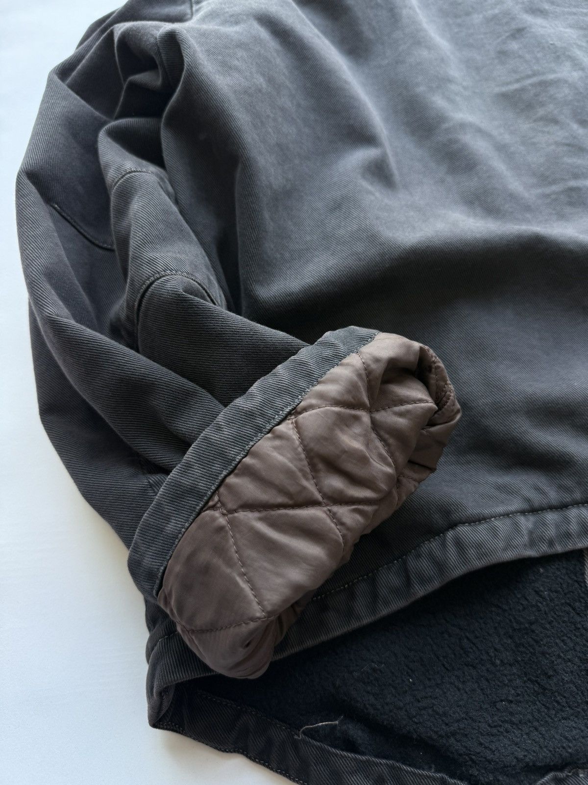 Vuja De VUJADE RIDLEY CURVED DENIM AFFIX PARKA | Grailed
