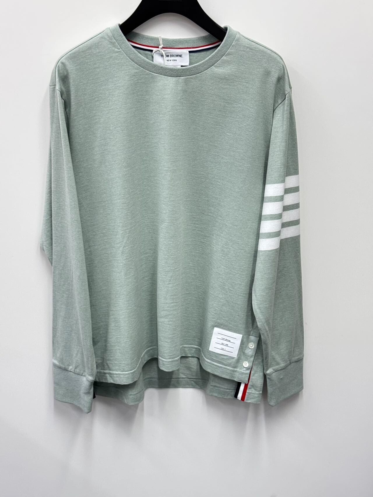 Thom Browne Thom Browne Long Sleeve T-Shirt Green Size US S / EU 44-46 / 1 - 1 Thumbnail
