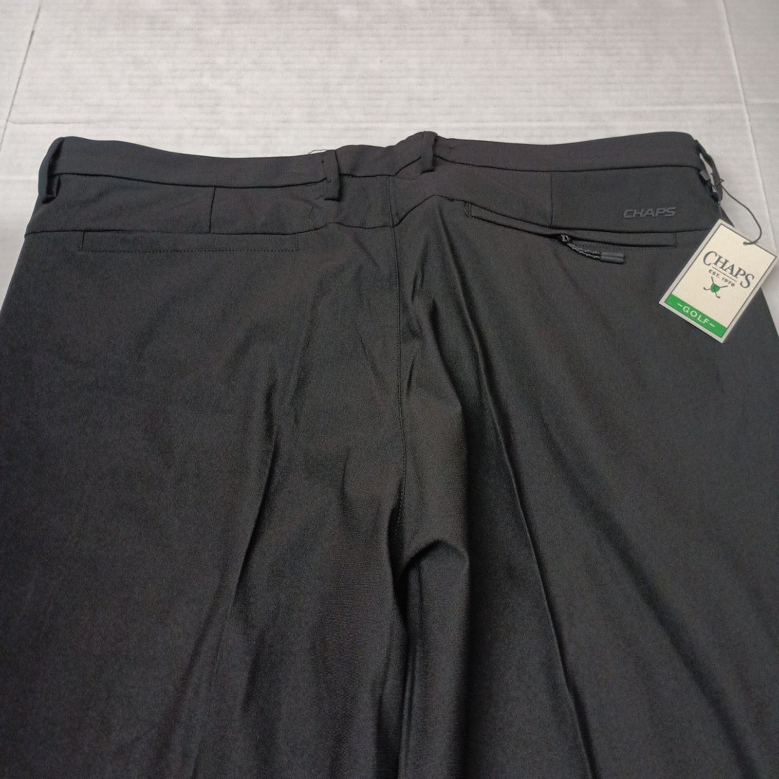 Chaps Chaps Golf Slim Fit Pants Mens 40x32 Black Stretch Waistband Size US 40 / EU 56 - 7 Thumbnail