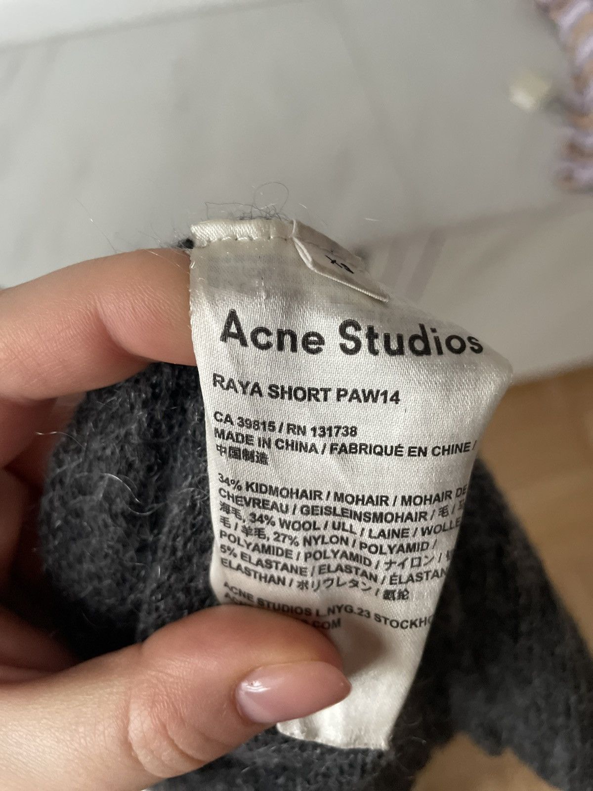 Acne Studios Acne studios raya long cardigan xs grey Size XS / US 0-2 / IT 36-38 - 3 Thumbnail