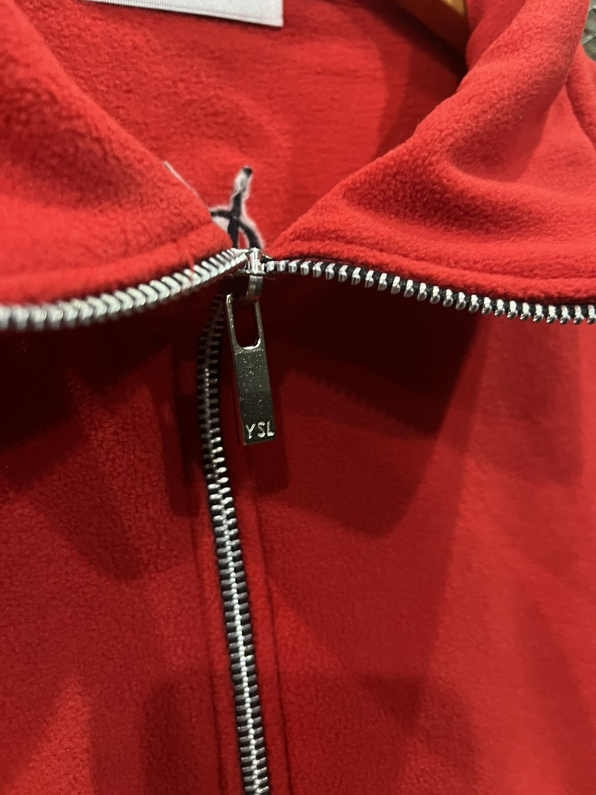 Yves Saint Laurent Yves Saint Laurent Fleece Jacket Ysl Half Zip Size US L / EU 52-54 / 3 - 6 Thumbnail