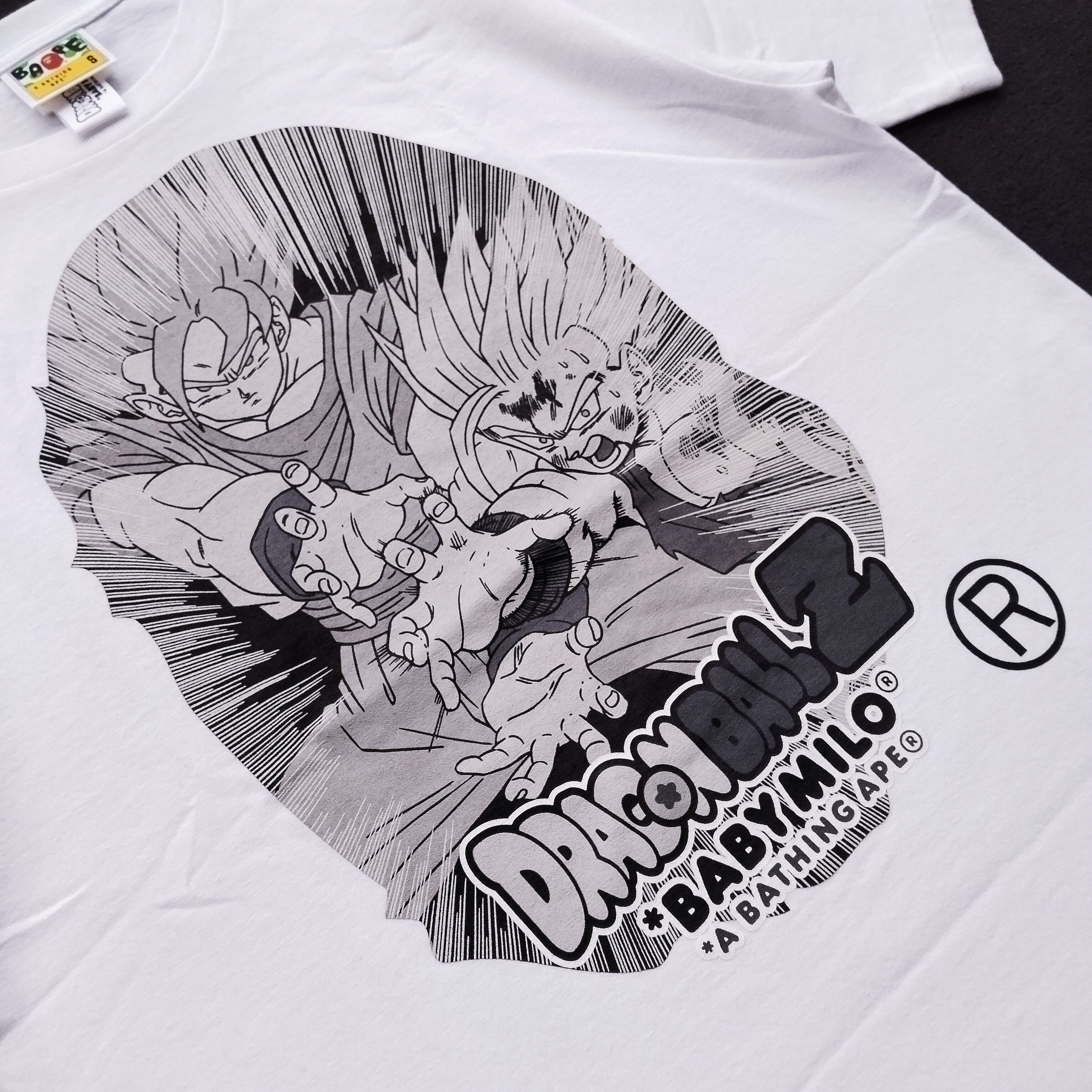 2020 Bape x Dragon Ball Z Big Ape Head Tee