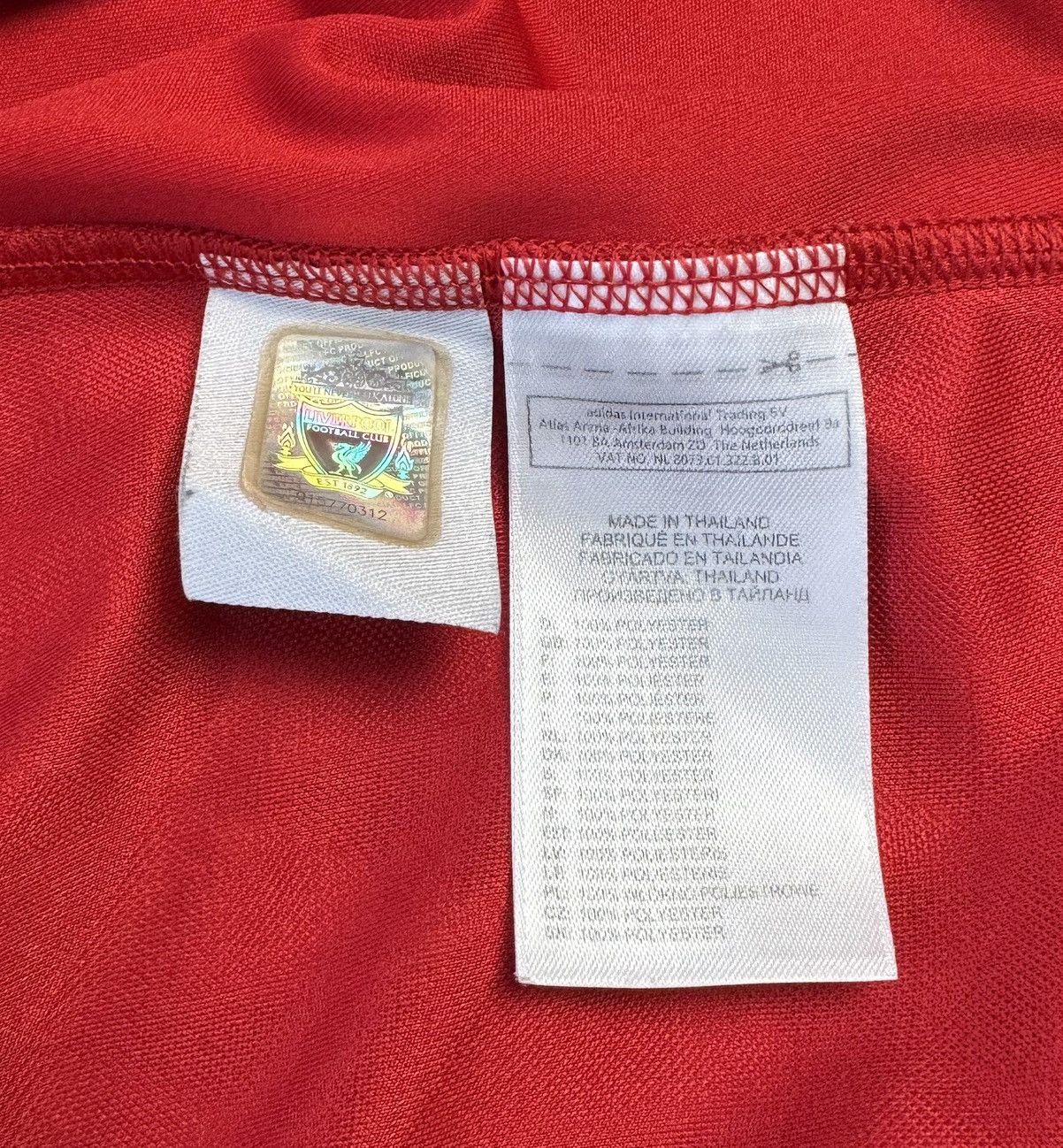 Adidas Liverpool 2010 2011 Home Football Shirt Soccer Jersey Adidas Size US L / EU 52-54 / 3 - 13 Thumbnail