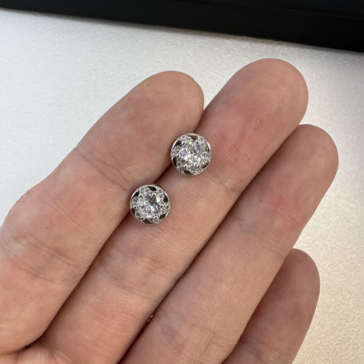 Other 8mm CZ Stud Earrings for Men Women,Streetwear Hip Hop Size ONE SIZE - 6 Thumbnail