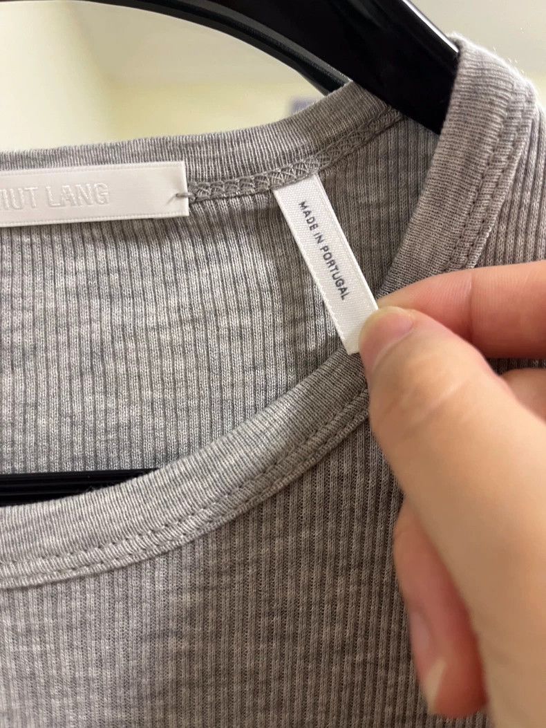 Helmut Lang HELMUT LANG Grey dress Size XS / US 0-2 / IT 36-38 - 6 Thumbnail