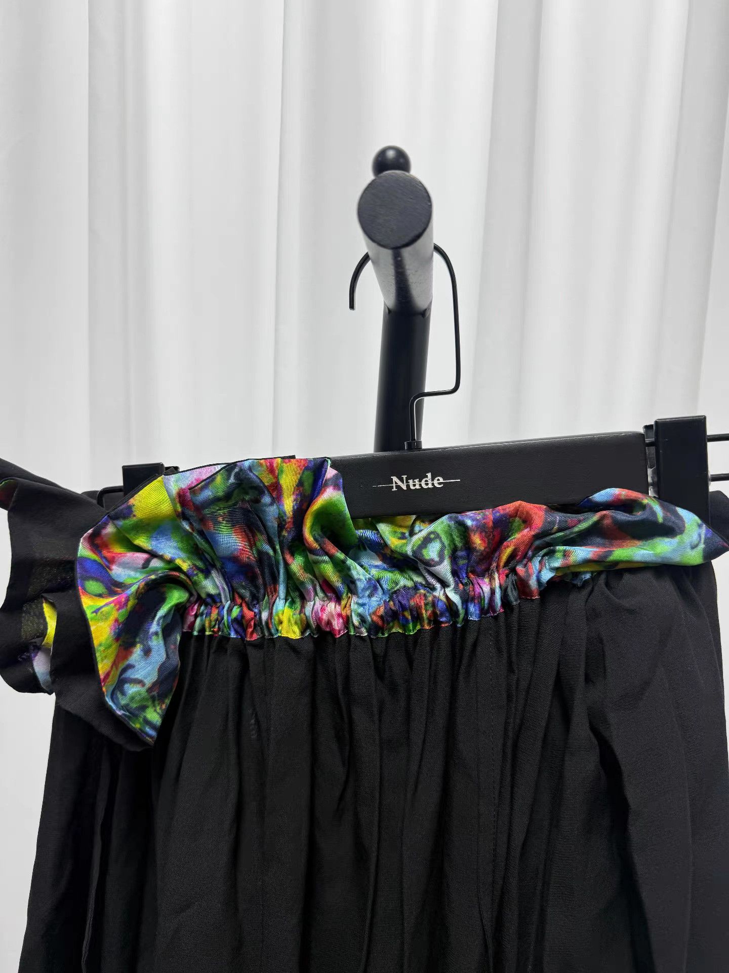 Yohji Yamamoto yohji yamamoto Silk Colorful Sheer Apron K20 Size 32" / US 10 / IT 46 - 2 Thumbnail