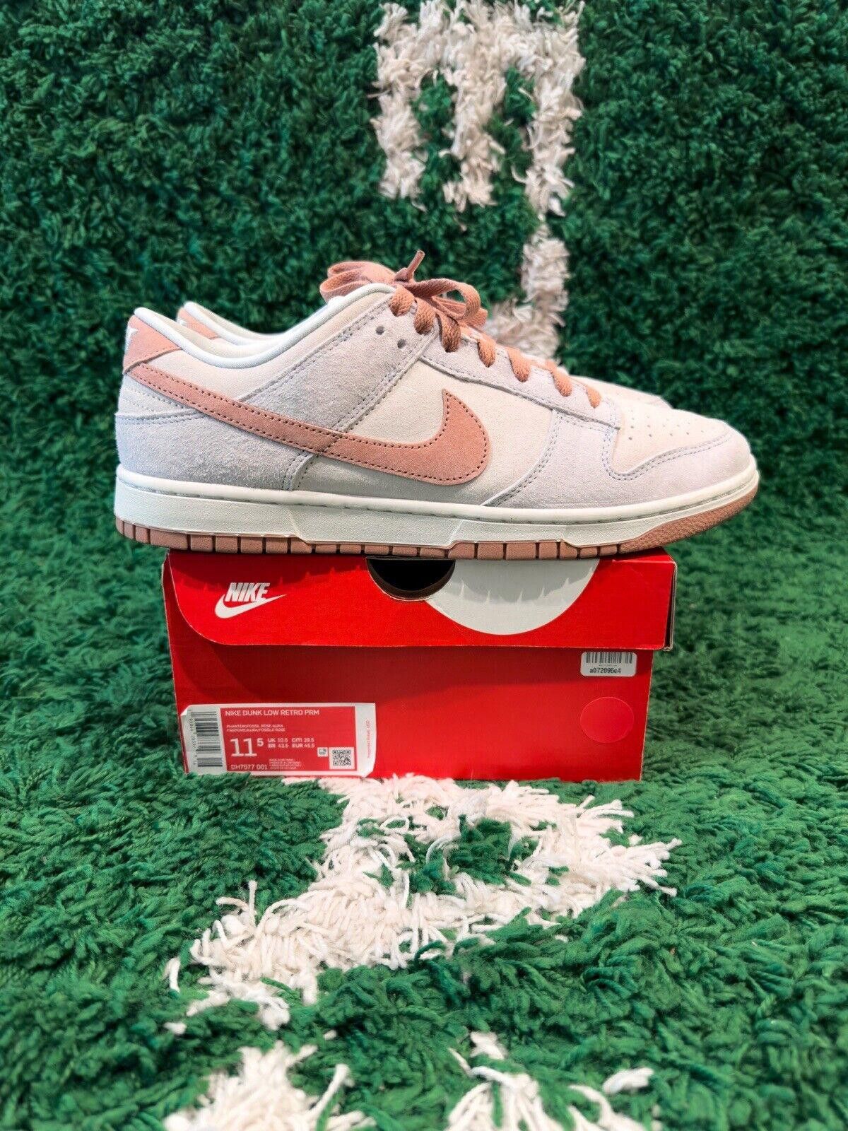 Nike Nike Dunk Low Retro Fossil Rose Size 11.5 Size US 11.5 / EU 44-45 - 3 Thumbnail