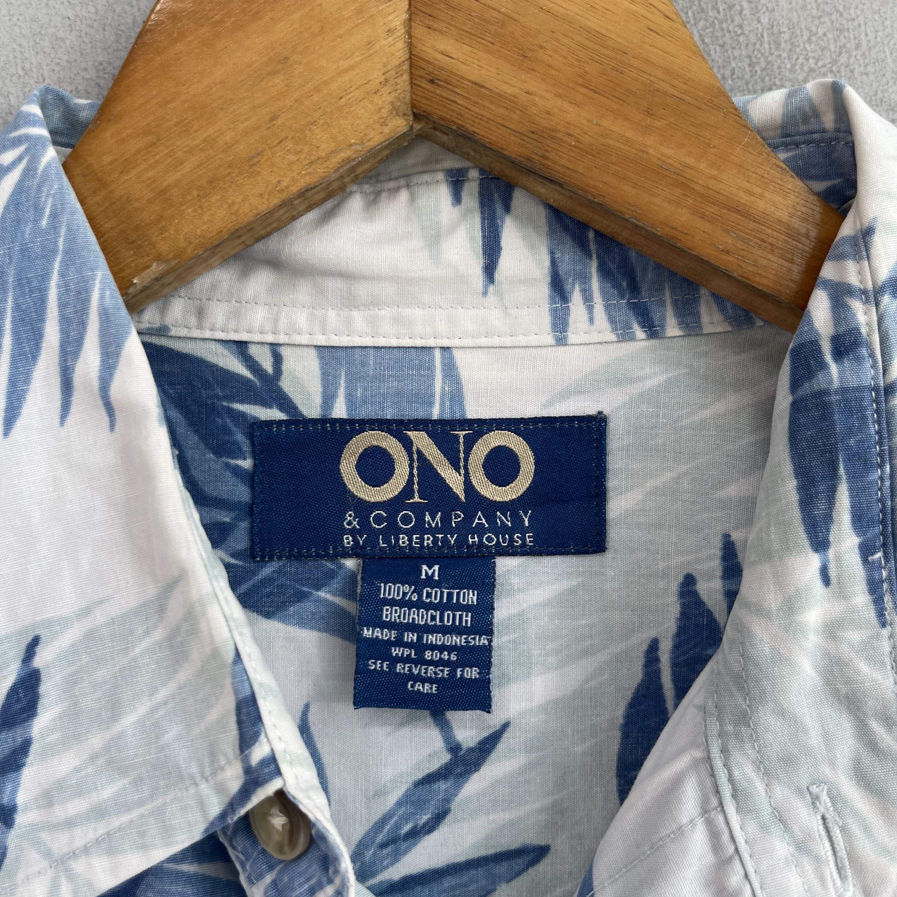 Japanese Brand × Vintage Vintage ONO Coconut Tree Leaves Motive Hawaii Shirt Size US M / EU 48-50 / 2 - 5 Thumbnail