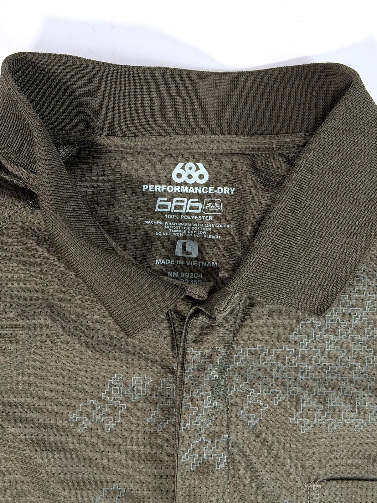 686 686 Printed Polo Long Sleeve Size US L / EU 52-54 / 3 - 6 Thumbnail