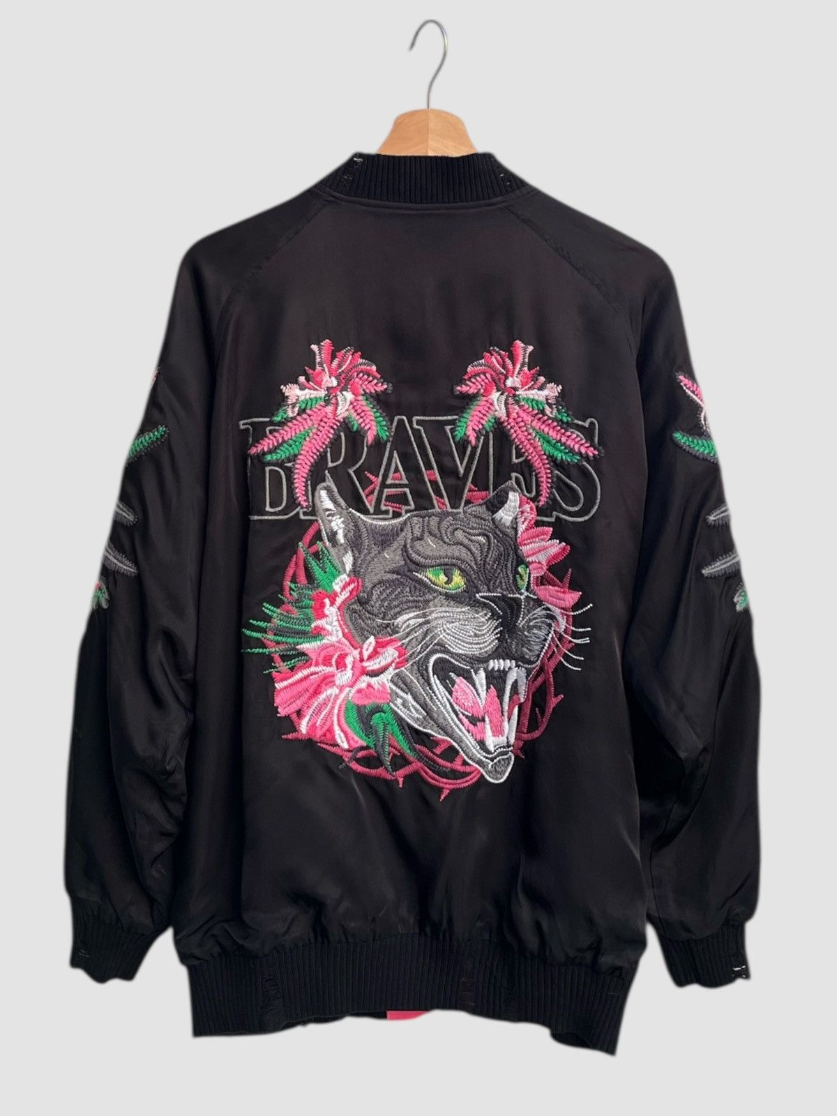 Diesel Black Gold Diesel Braves Reversible Sukajan Jacket Size US XS / EU 42 / 0 - 1 Thumbnail