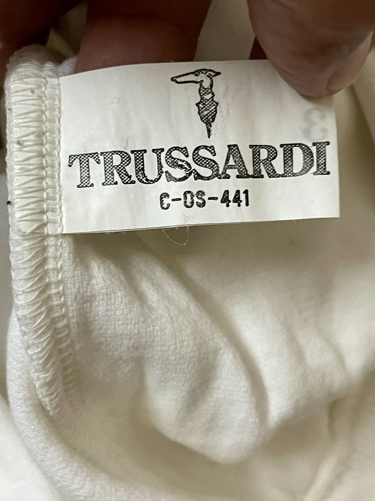 RARE VINTAGE TRUSSARDI POLO LS T-SHIRT