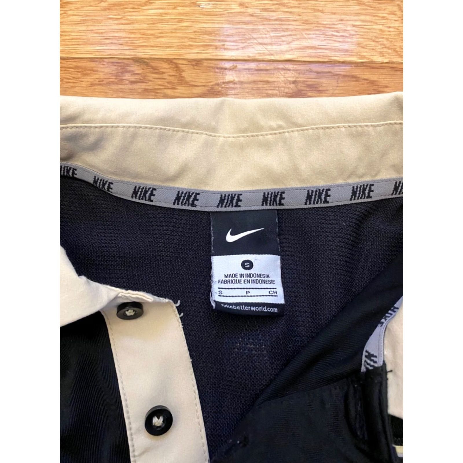Nike Purdue University Nike Golf Dri-Fit Short Sleeve Polo Black Size S Mens Polo Shirt Size US S / EU 44-46 / 1 - 4 Thumbnail