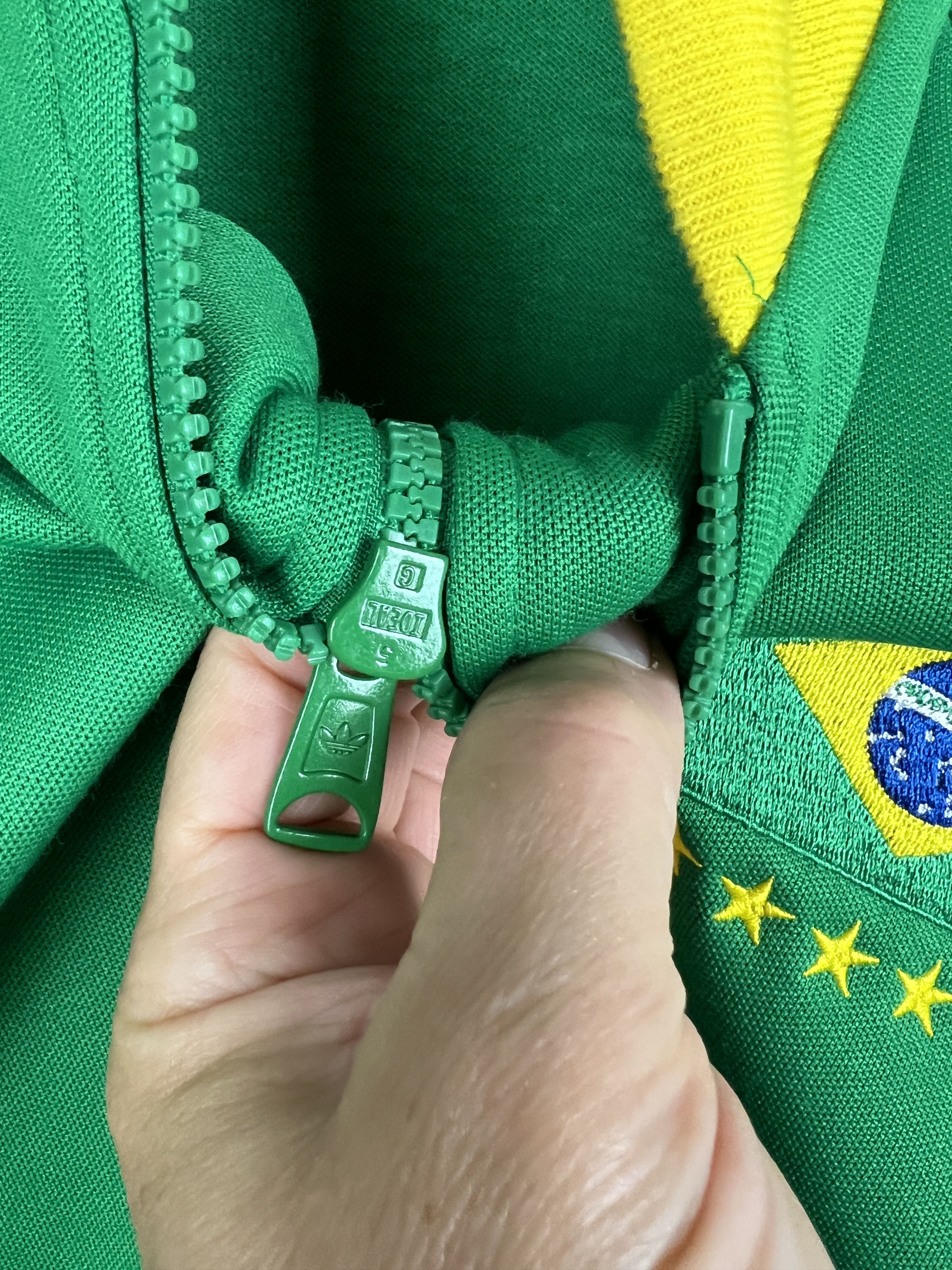 Adidas Originals Brazil Football Jacket Soccer World Cup Track Top Size US M / EU 48-50 / 2 - 4 Thumbnail