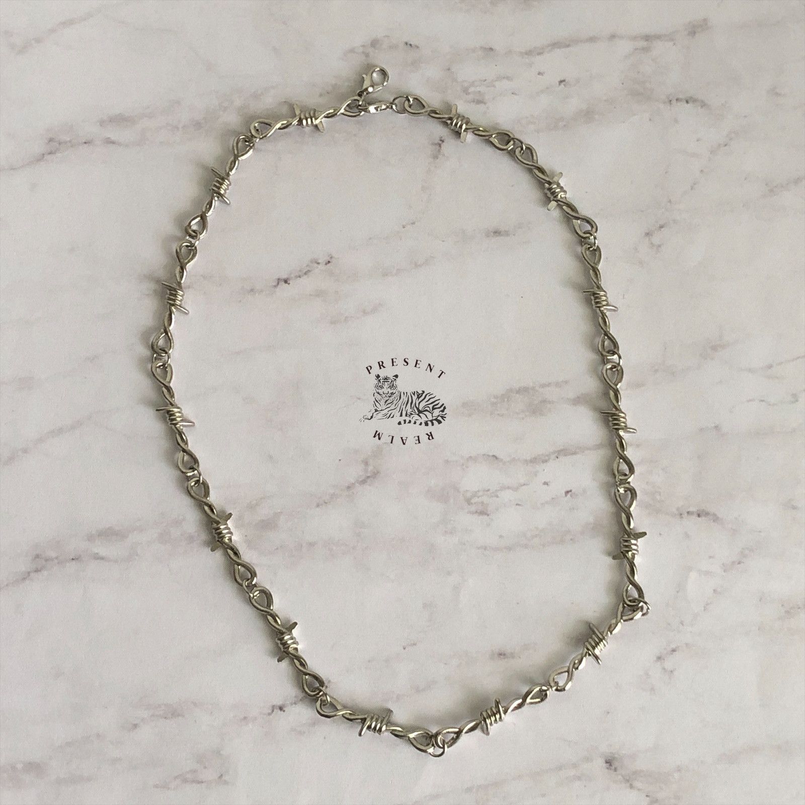 Japanese Brand × Vintage Faux Barbed Wire Necklace Size ONE SIZE - 3 Thumbnail