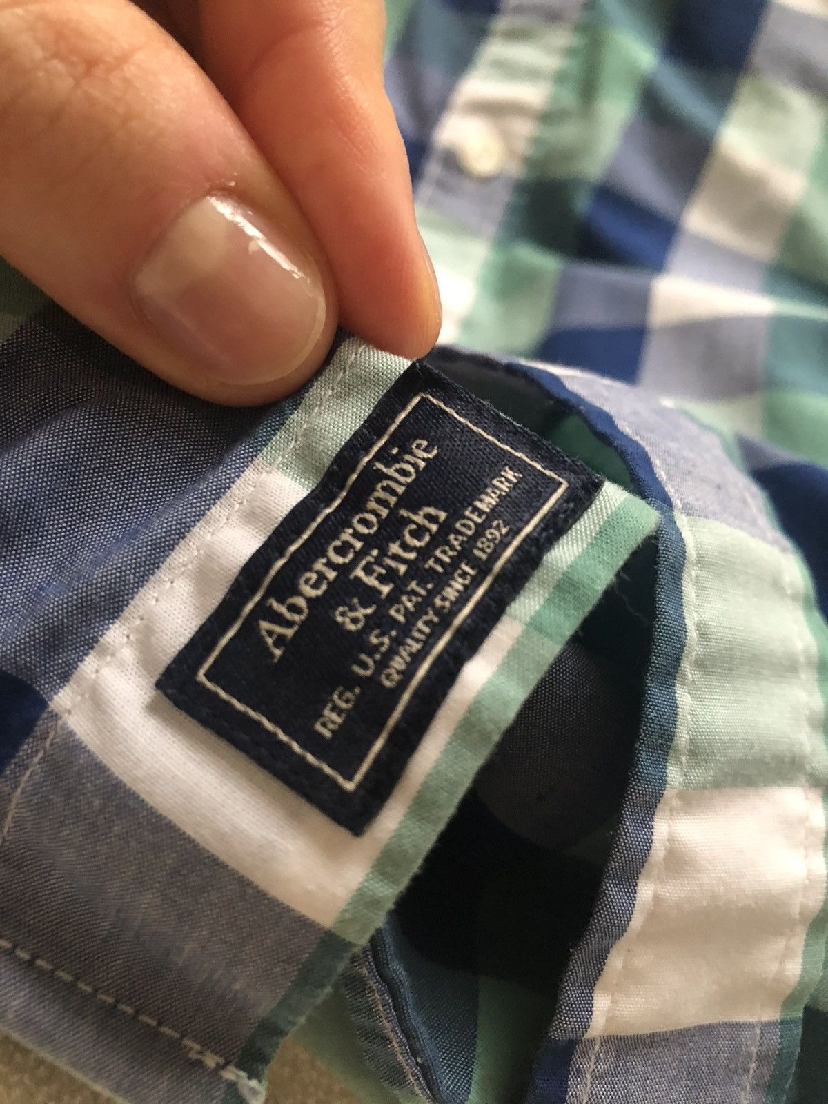 Abercrombie & Fitch ABERCROMBIE & FITCH VINTAGE BUTTON UP SHIRT Size US M / EU 48-50 / 2 - 3 Thumbnail